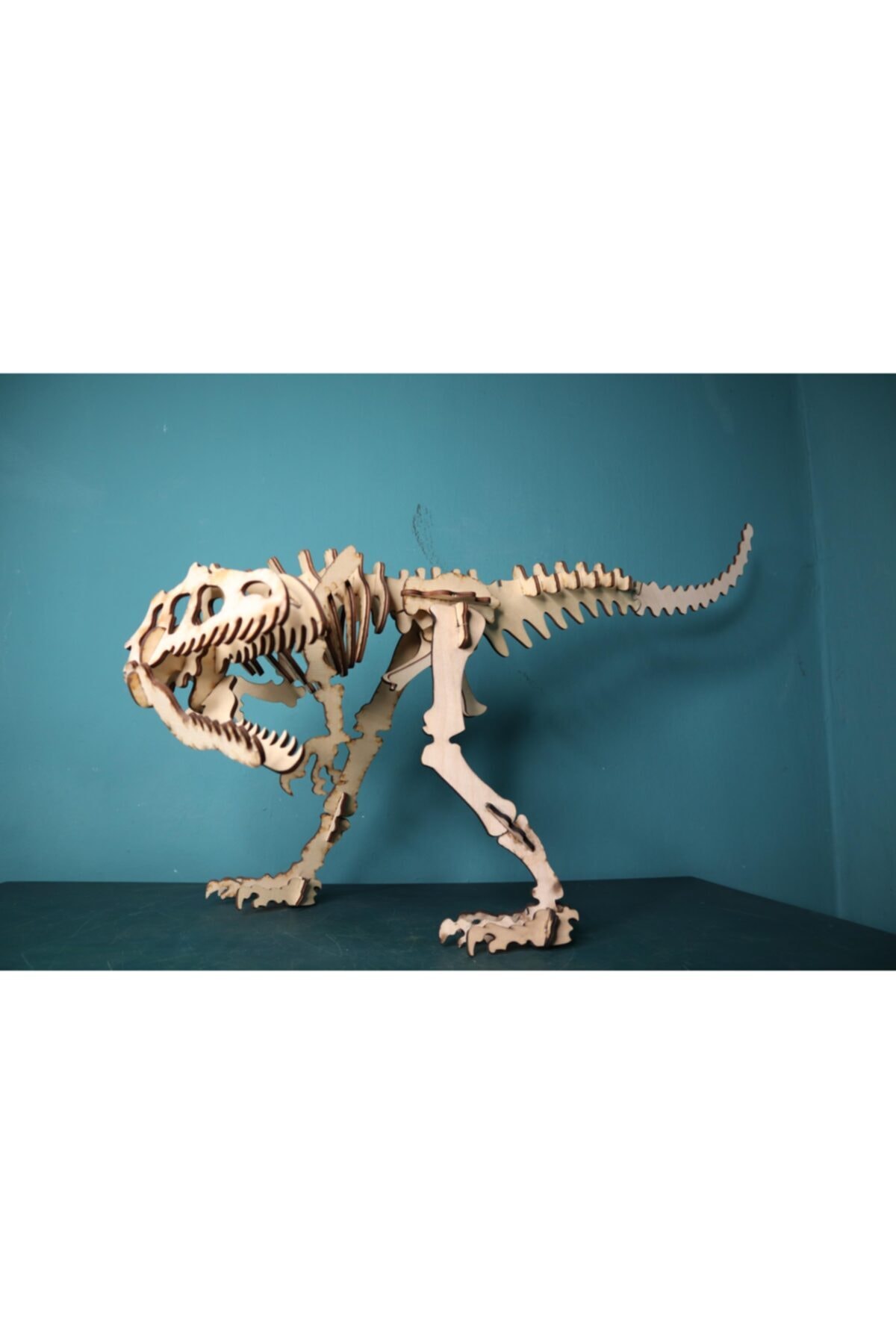 AlibabaPuzzle Sevgililer Gününe Özel Allosaurus Oyuncak Yapboz Boyanabilir Parçalı Puzzle