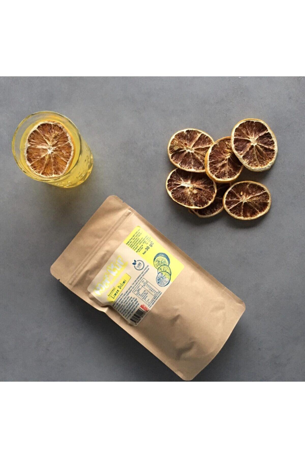 Mert kuru gıda Doğal Ve Pratik Kurutulmuş Limon Dilimi 30 gram