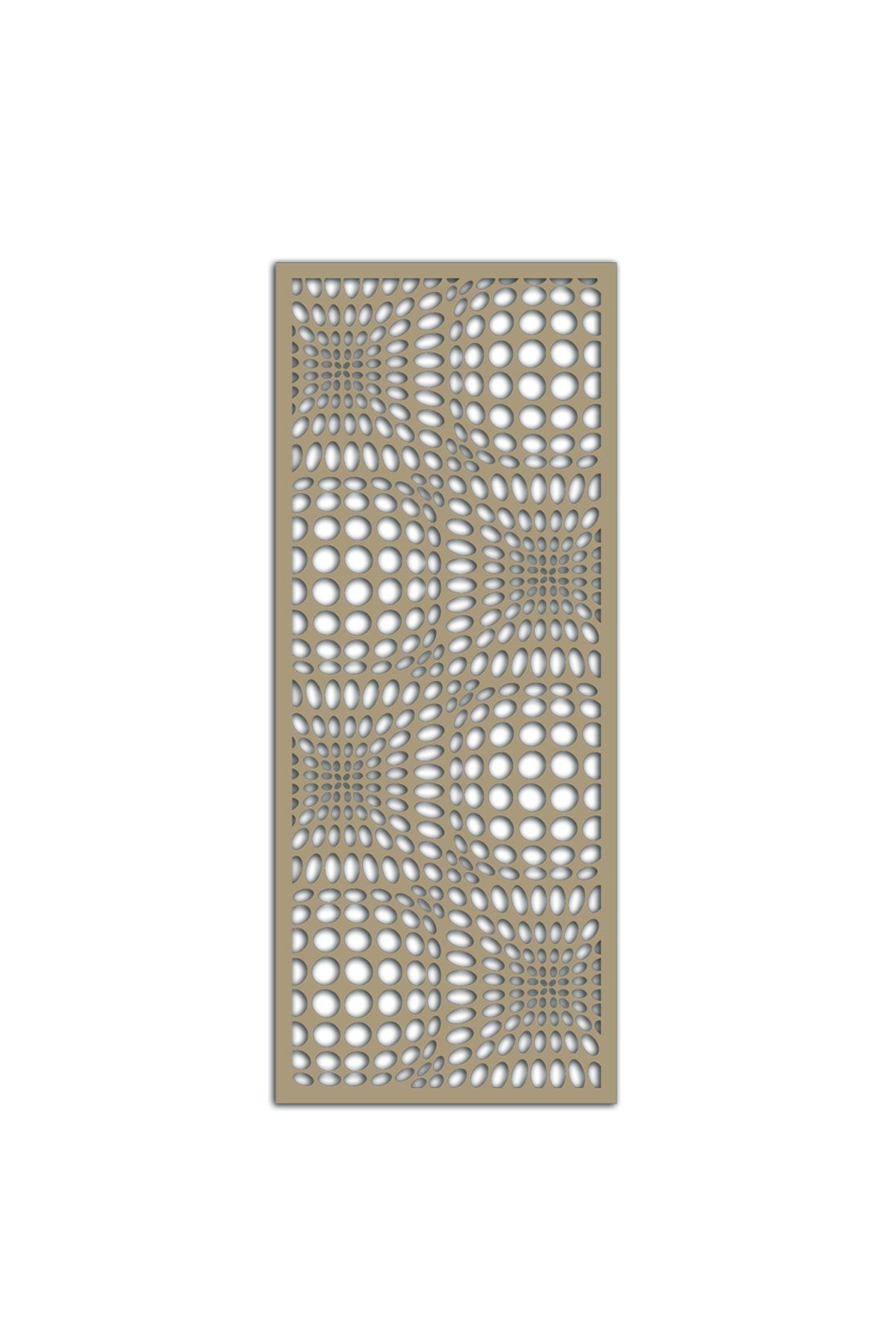 Liar Dekor Liar Ahşap Seperatör (Paravan) - KSP-106 - (18 mm) - (60 cm x 160 cm) - (Ham)