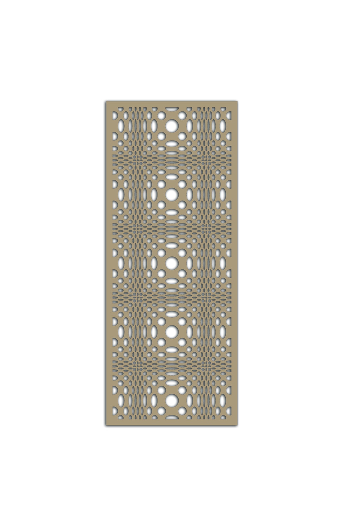 Liar Dekor Liar Ahşap Seperatör (Paravan) - KSP-92 - (10 mm) - (60 cm x 160 cm) - (Ham)