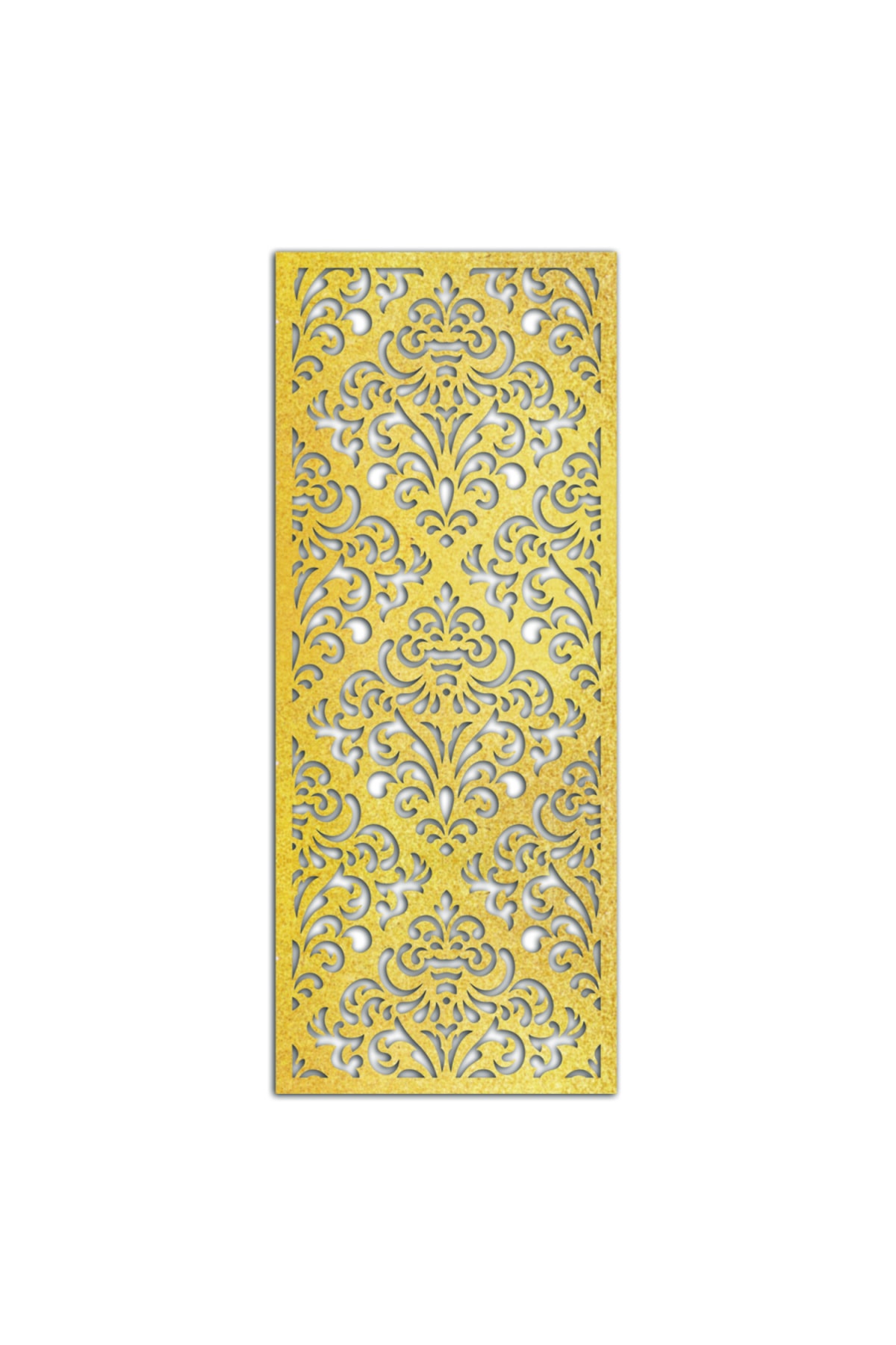 Liar Dekor Liar Ahşap Seperatör (Paravan) - KSP-102 - (10 mm) - (60 cm x 160 cm) - (Gold)