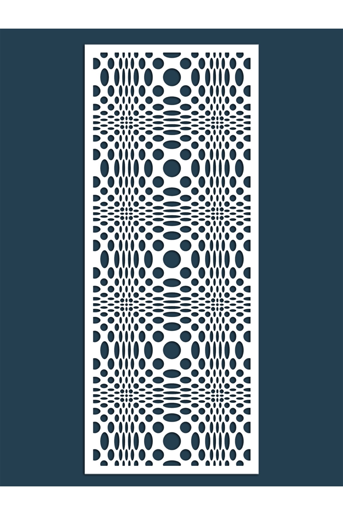 Liar Dekor Liar Ahşap Seperatör (Paravan) - KSP-92 - (10 mm) - (69 cm x 139 cm) - (Beyaz)