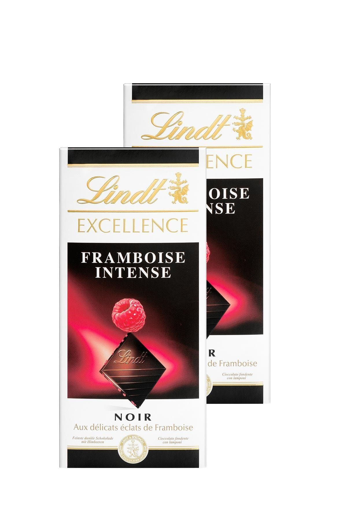 Lindt Excellence Noir Framboise Çikolata 100 gr X 2