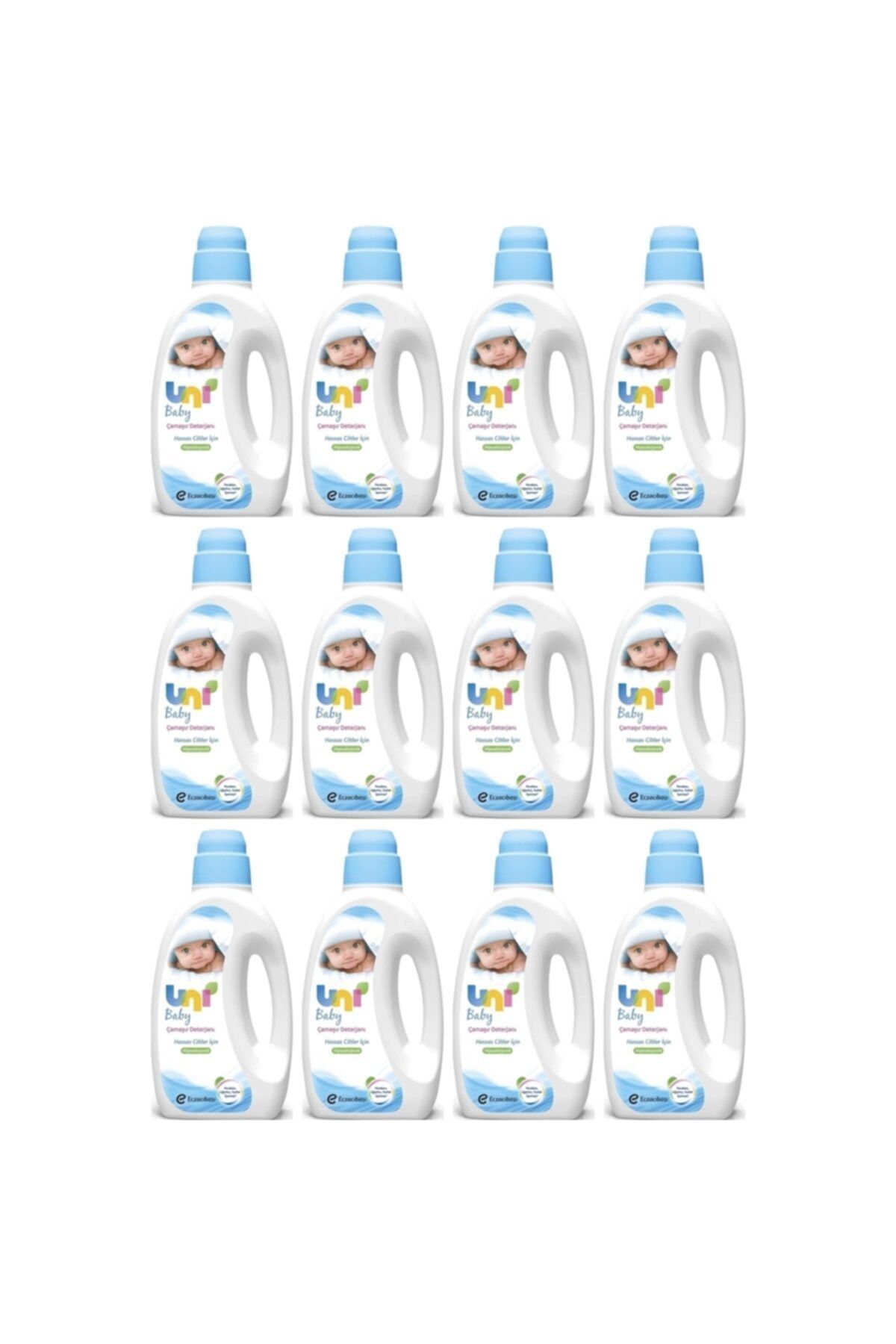 Uni Baby Sıvı Çamaşır Deterjanı Hipoalerjenik 12 X 1500 Ml