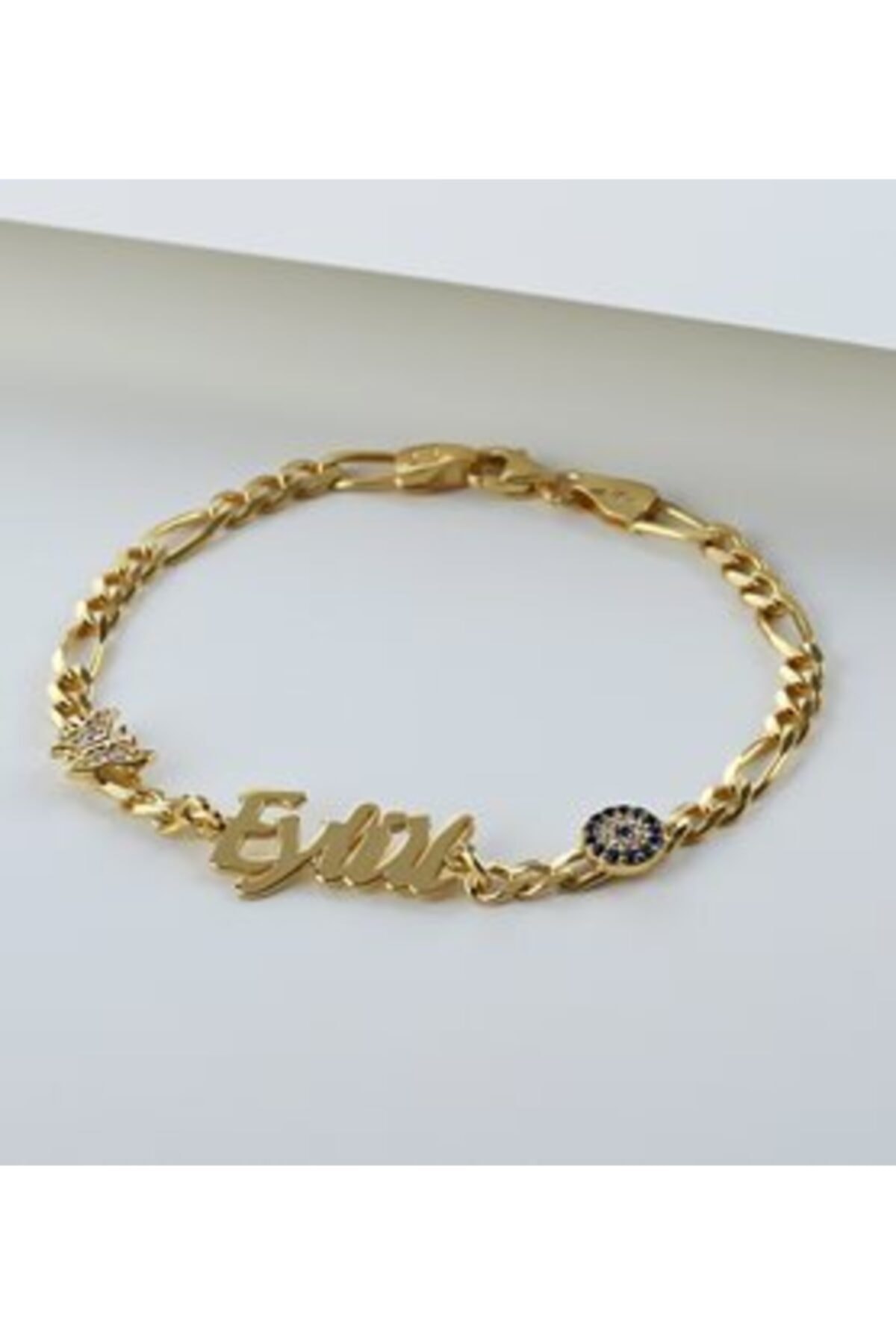 Ata Silver Isimli Zincir Bileklik 925 Ayar Gümüş