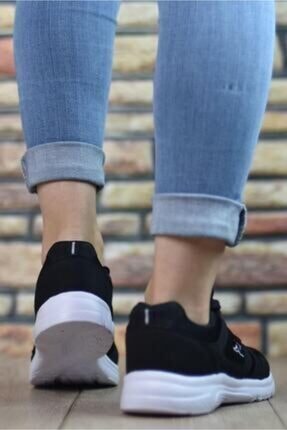 Erkek Ve Kadın Siyah Spor Ayakkabı Image 1