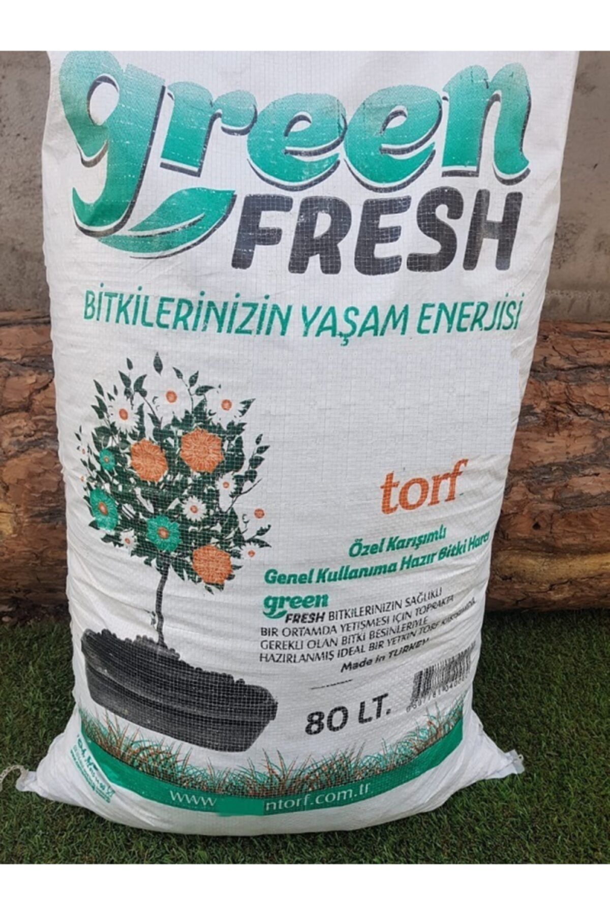 green fresh Çiçek Toprağı 4 Adet 80 Lt Torf Toprak Saksı Toprağı Perlitli Torf Perlit Torf Karışımı