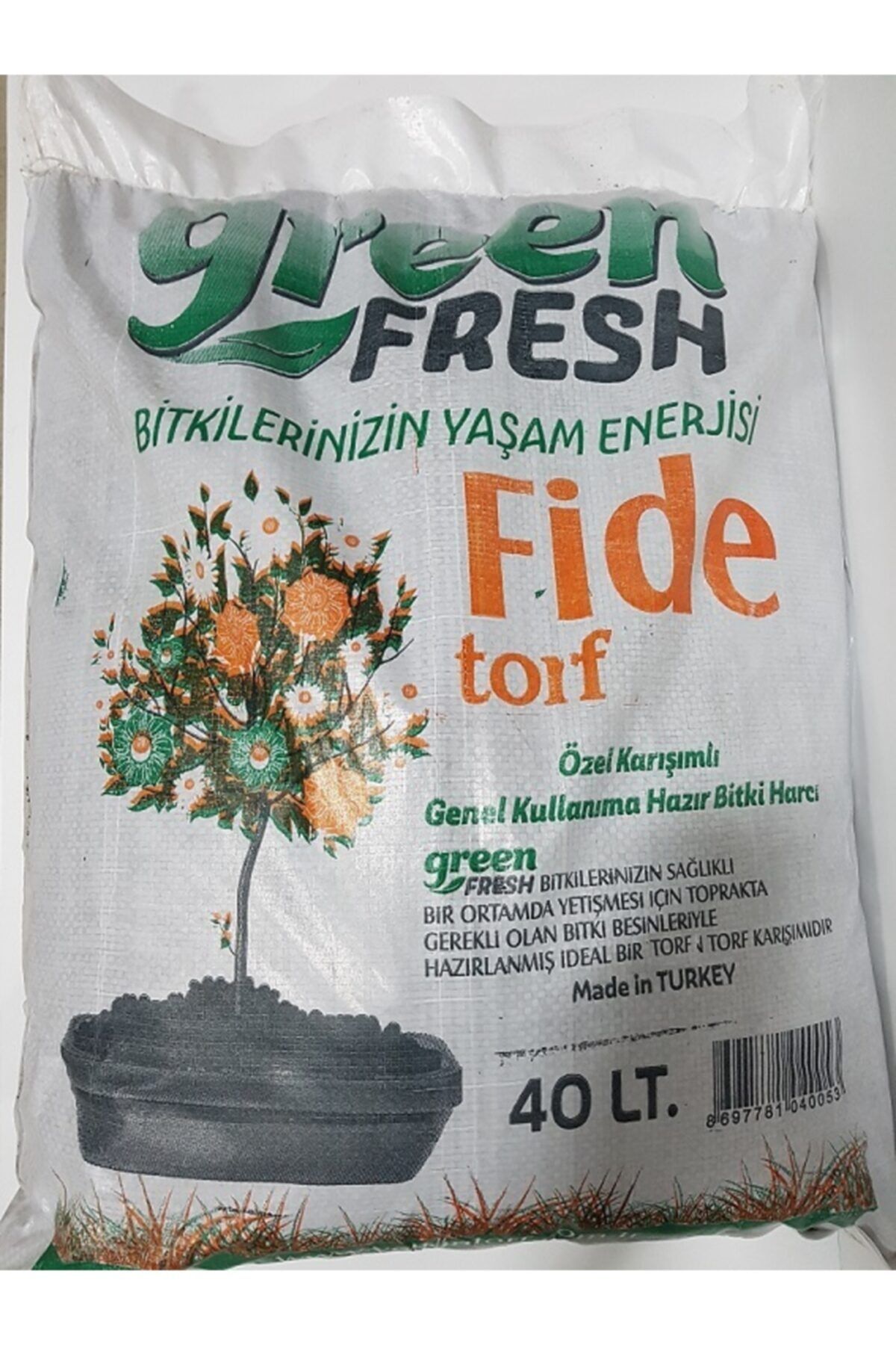 green fresh Torf Toprak 40 lt 3 Adet
