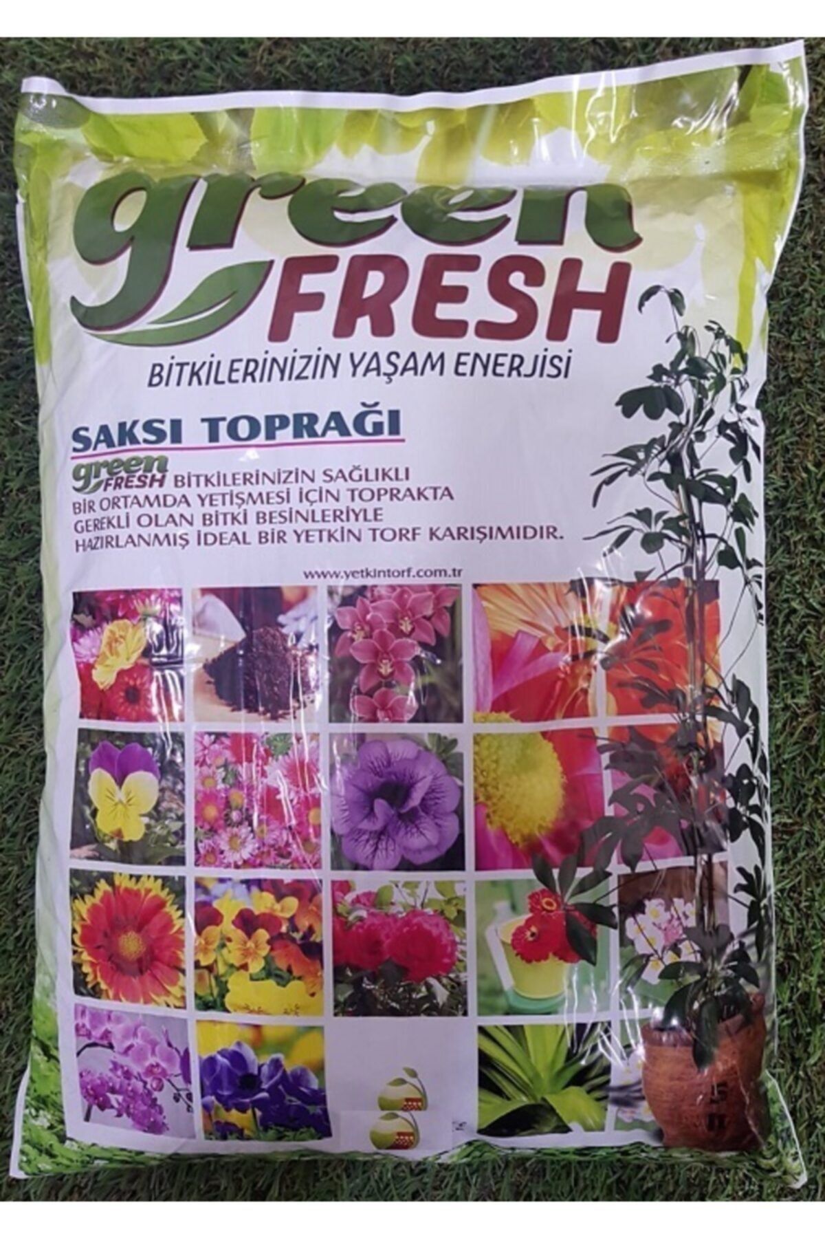 green fresh Torf 2 Adet 5 Lt Çiçek Toprağı Saksı Toprağı Torf Toprak Perlitli Torf Perlit Torf Karışımı