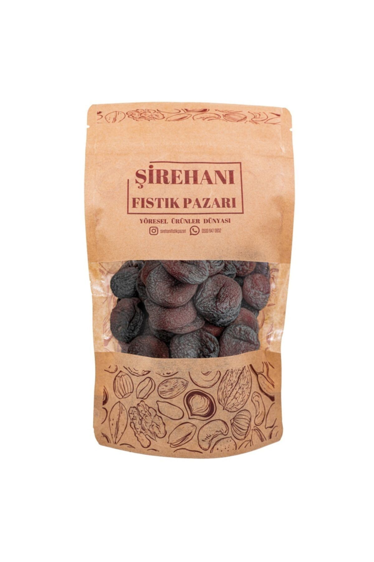 ŞİREHANI FISTIK PAZARI Günkurusu Kayısı Kabaaşı (500gr)