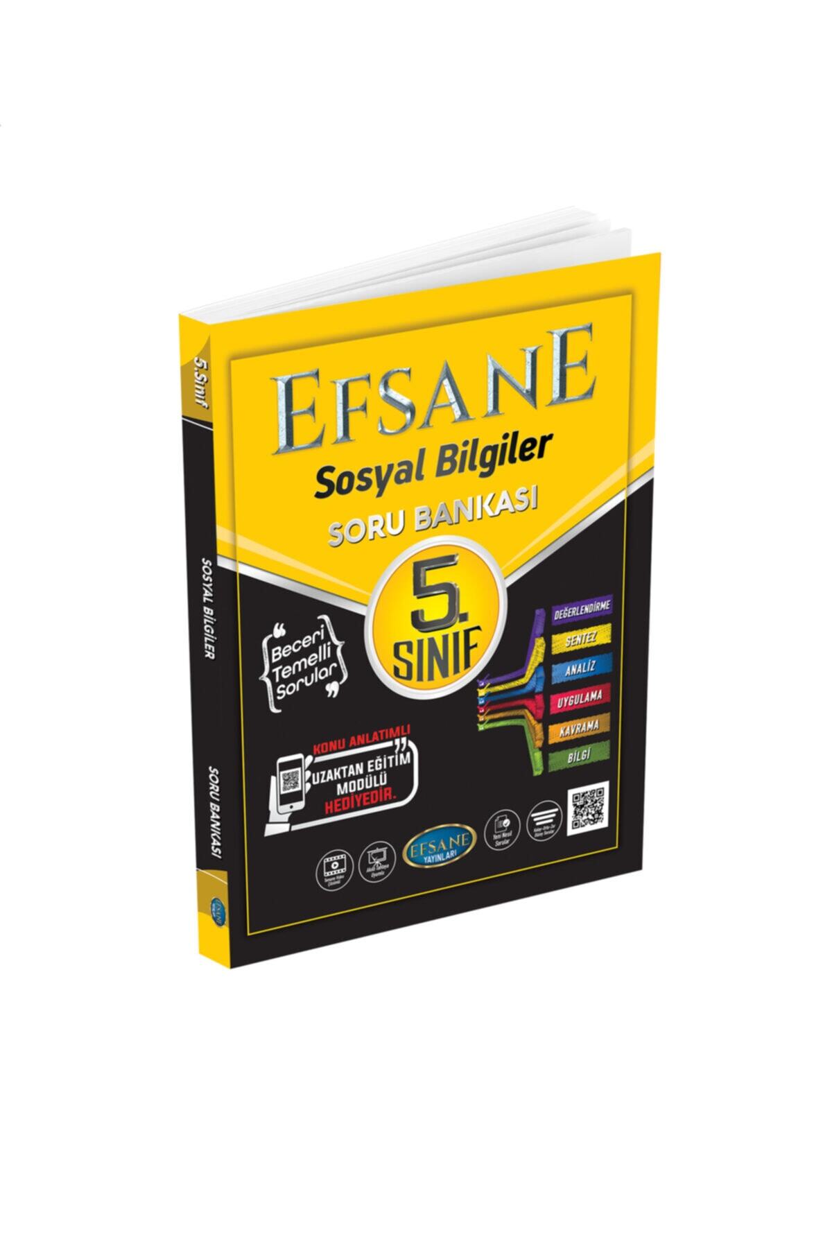 Efsane Yayınları 5.sınıf Sosyal Bilgiler Soru Bankası