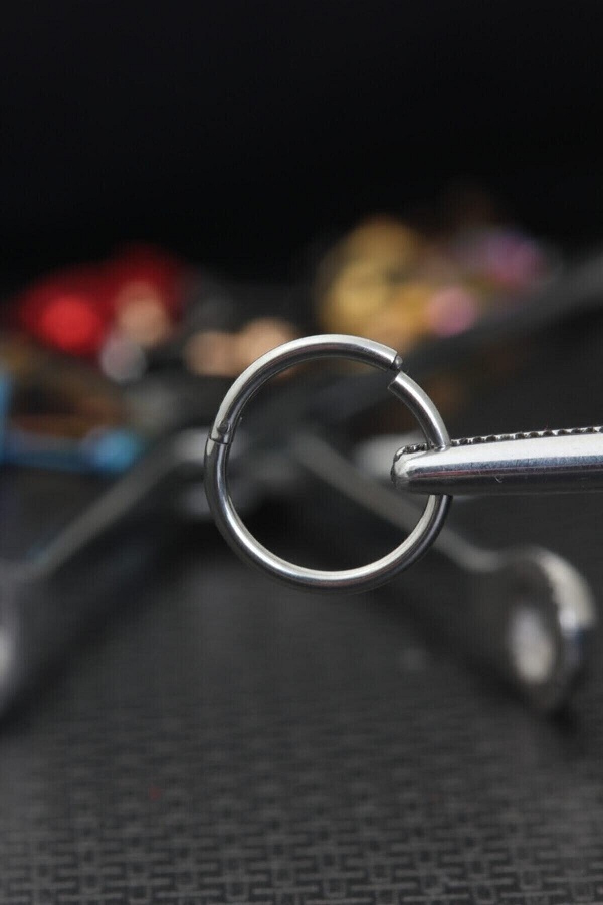 Chance Accessories Cerrahi Çelik Kıkırdak Tragus Halka Klipsli 10 Mm Piercing
