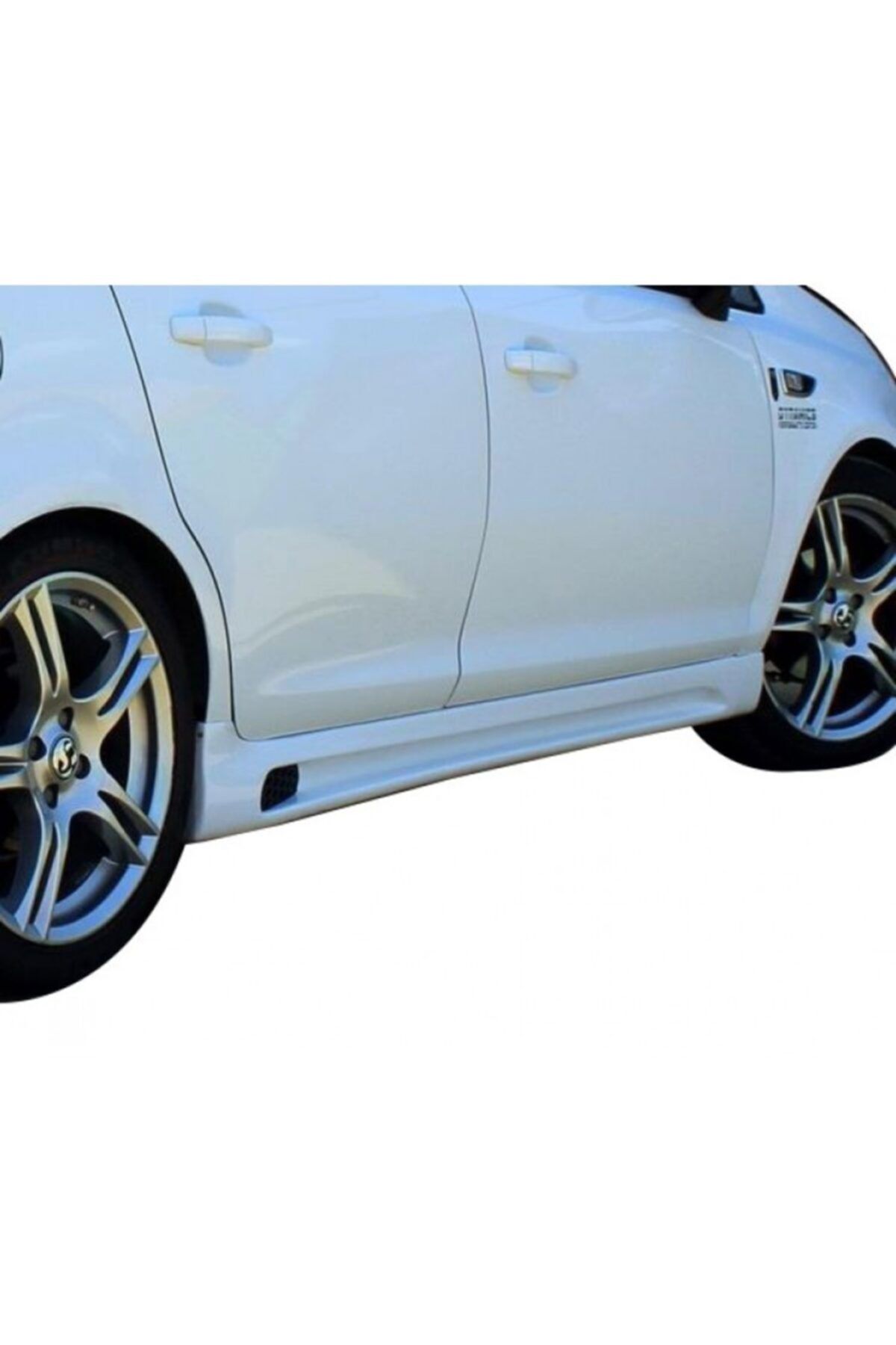 plastik body kit Opel Corsa D Serisi (2007-2015) Rieger Model Yan Marşpiyel Seti (plastik)