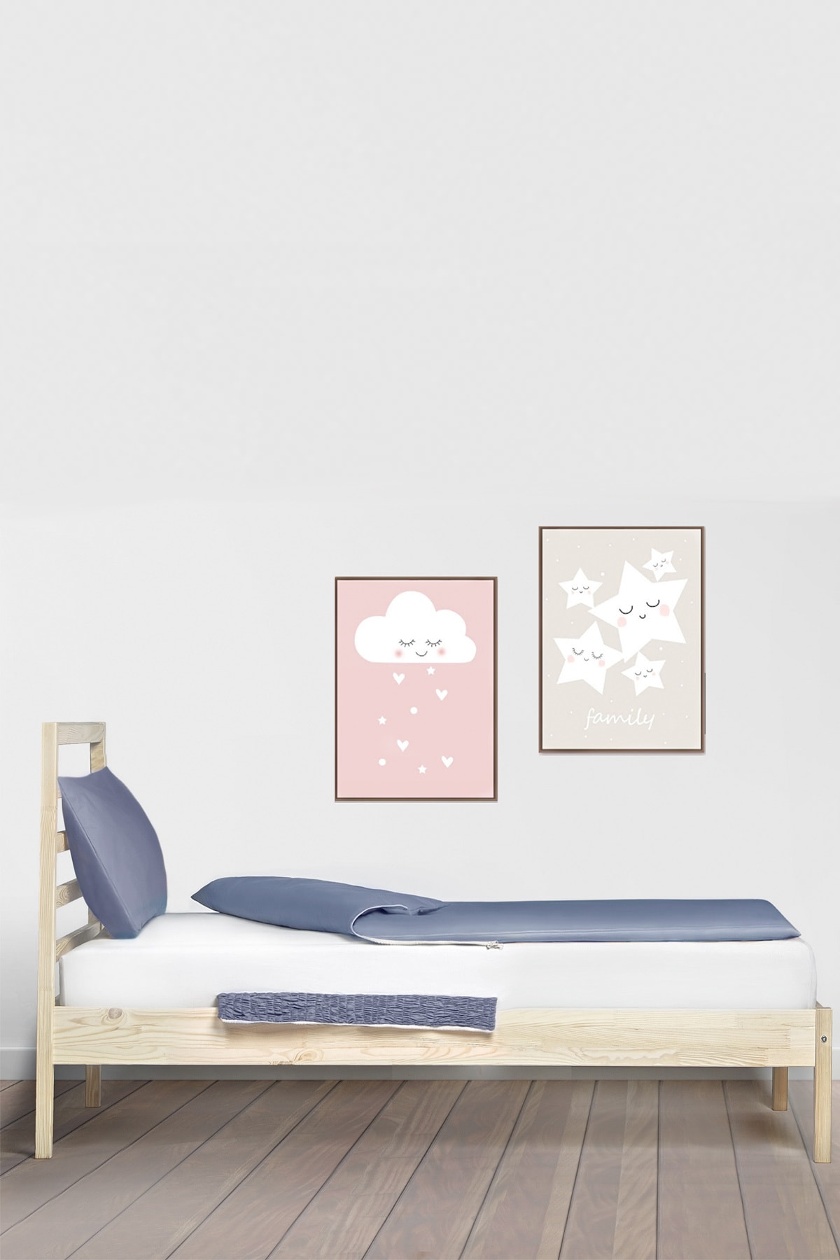 Sleep Tight Montessori Çocuk Füme Uyku Takımı  100x200