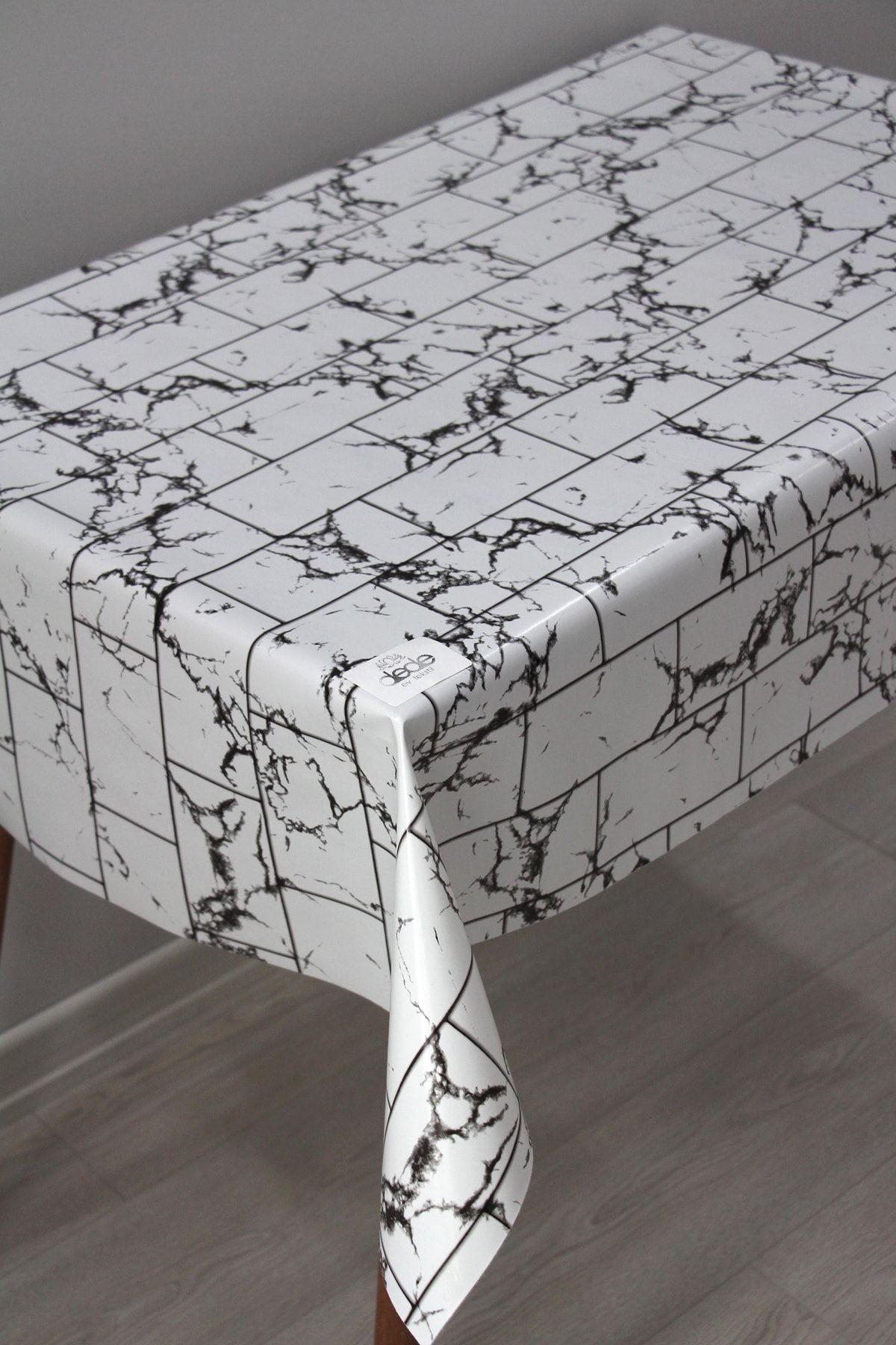 dedeevtekstil elyaf silinebilir pvc musamba tugla mermer masa ortusu fiyati yorumlari trendyol