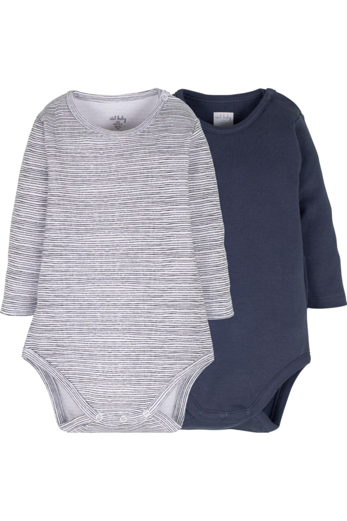 İDİL BABY Çizgili 2'li Body