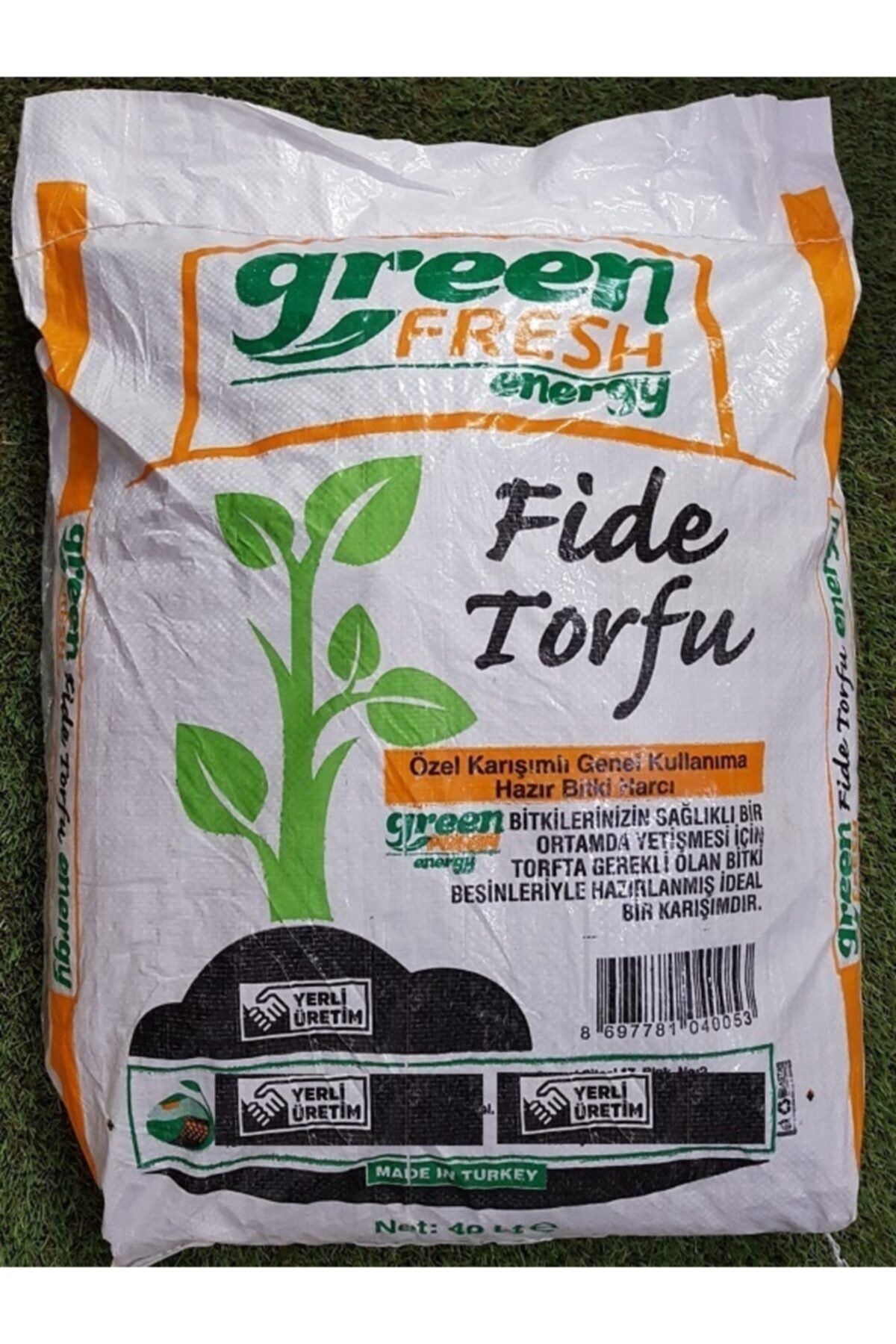 green fresh Torf 4 Adet 40 Lt Çiçek Toprağı Saksı Toprağı Torf Toprak Perlitli Torf Perlit Torf Karışımı