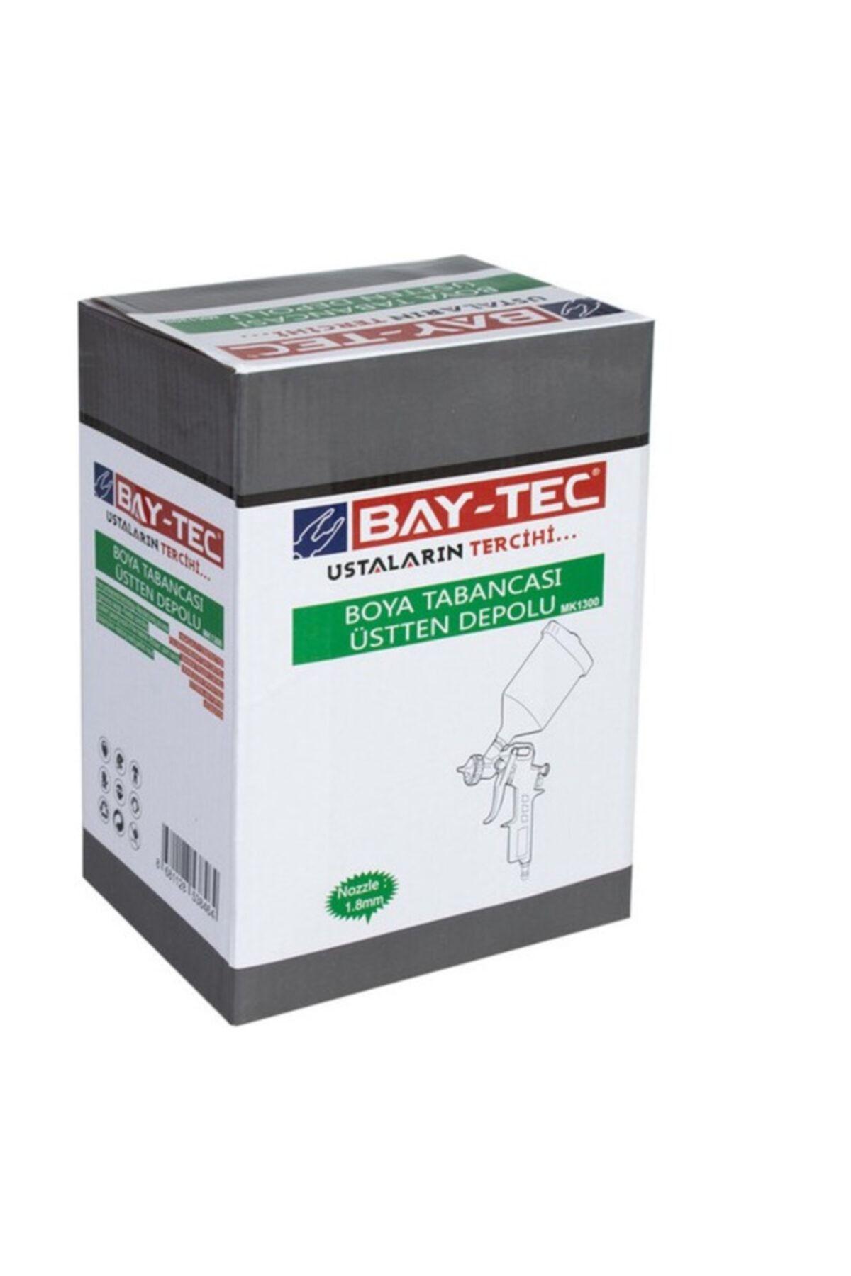 Baytec Boya Tabancası Üst Depo Profesyonel  1.8 mm Mk1300