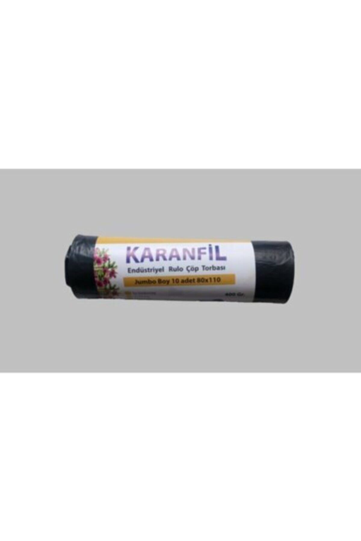 Ceylan Karanfil Siyah Endüstriyel Jumbo Boy 80x110 Cm 5 Rulo(10 ADET)çöp Poşeti
