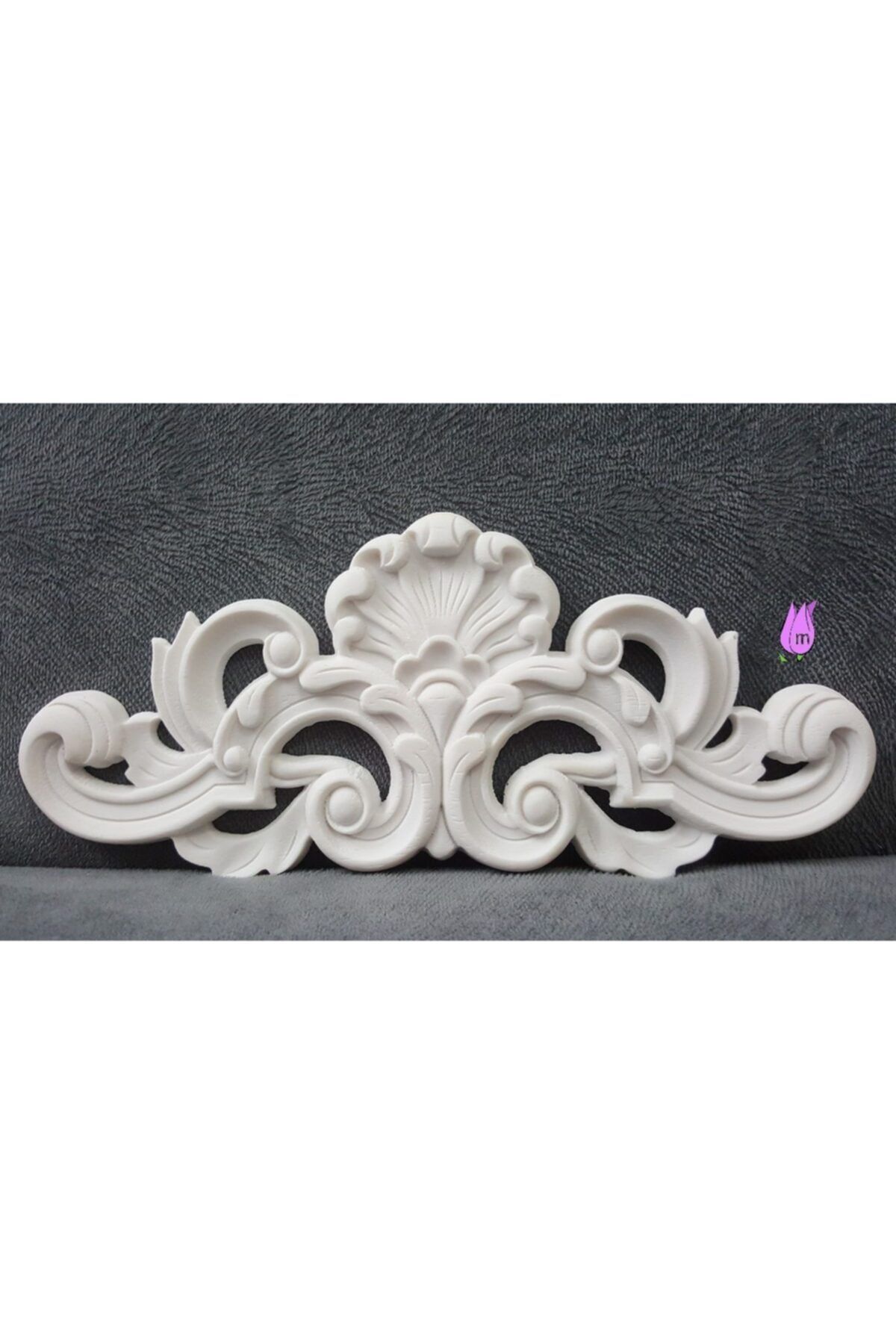 morlalem Bordür Aplik Dekor 24cm Silikon Kalıp K-459