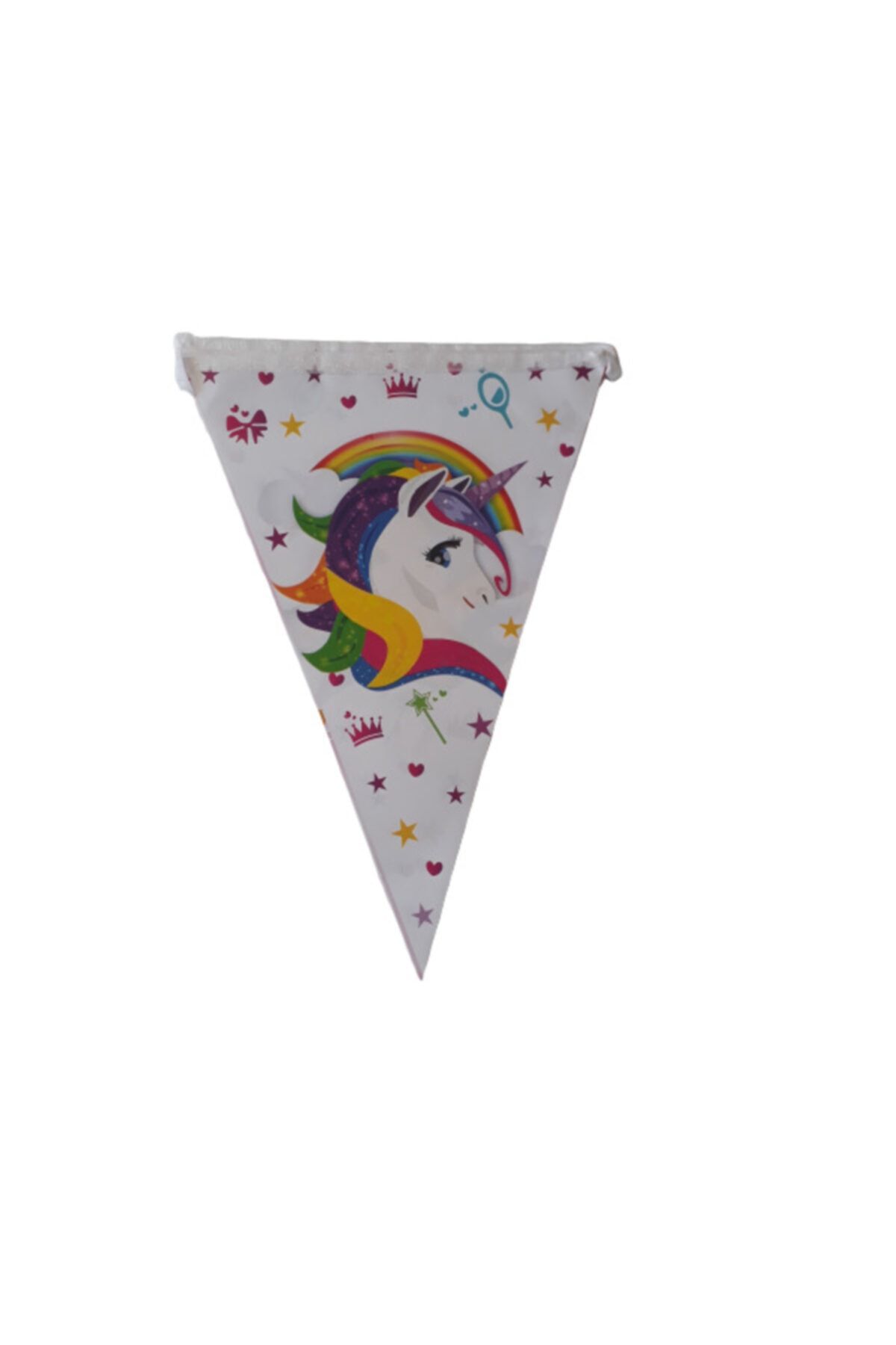 NasipPartiBalon 2 Metre Unicorn Konsept Flama Bayrak