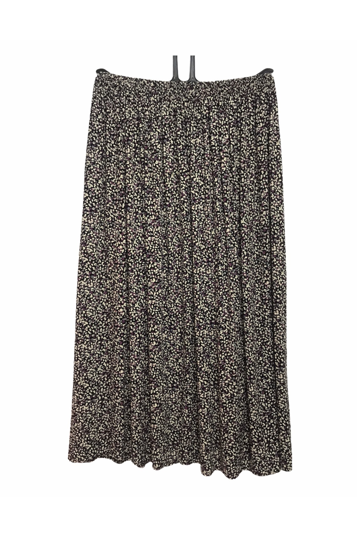 SAVCIGİYİM Kadın Desenli Lastikli  Etek