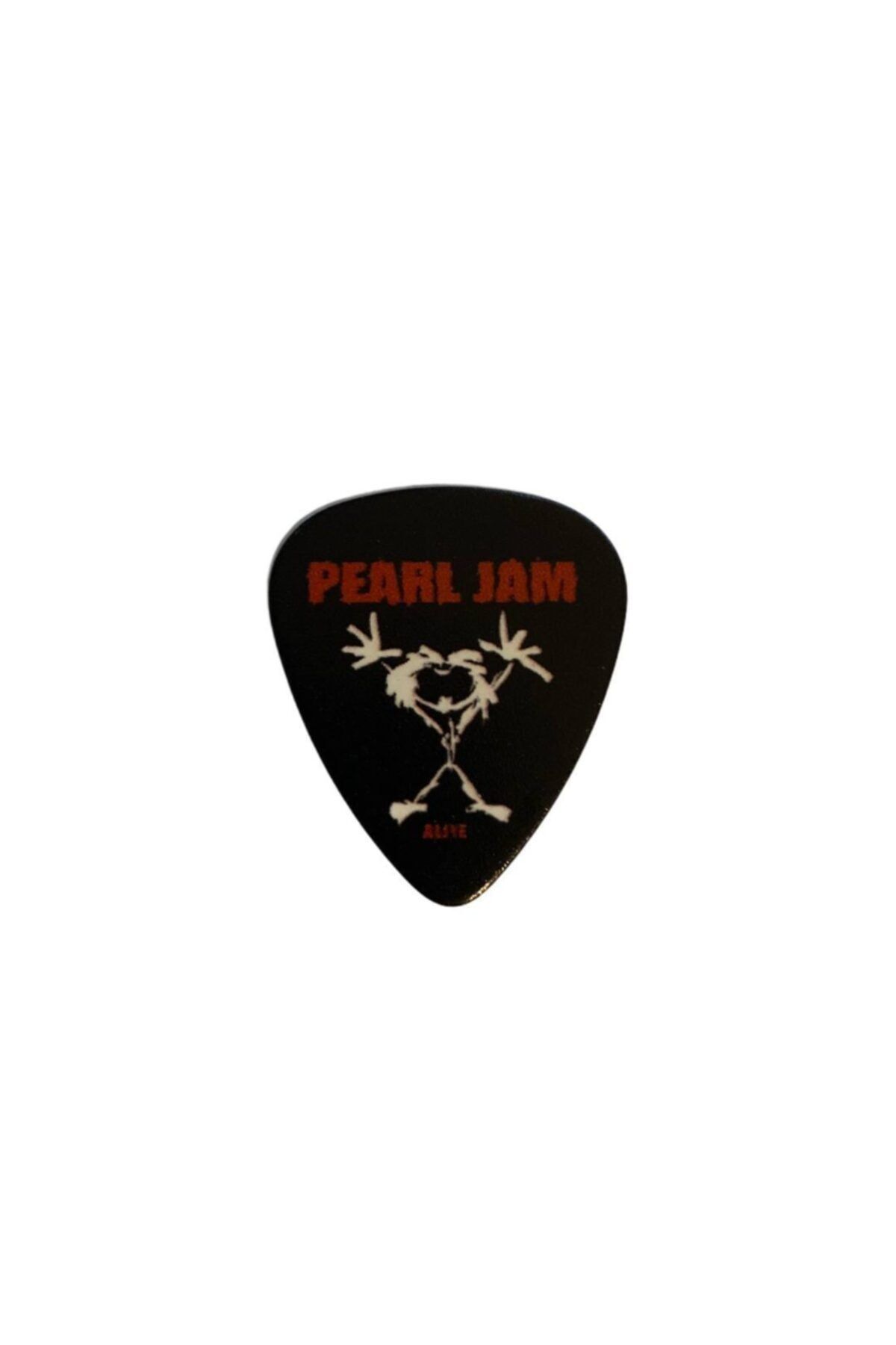 Tekin müzik Siyah Pearl Jam Baskılı 0,70 mm Pena 1 Adet