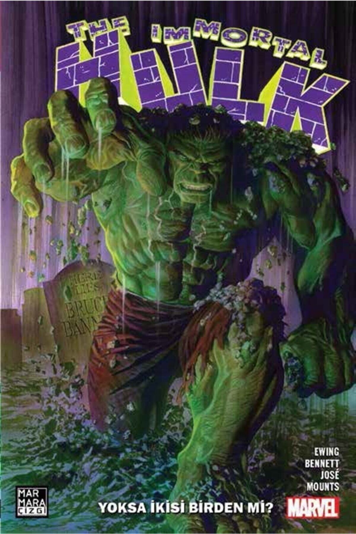 Marmara Çizgi Yayınları Yoksa İkisi Birden MiImmortal Hulk Cilt 1 - Al Ewing 9786057784773