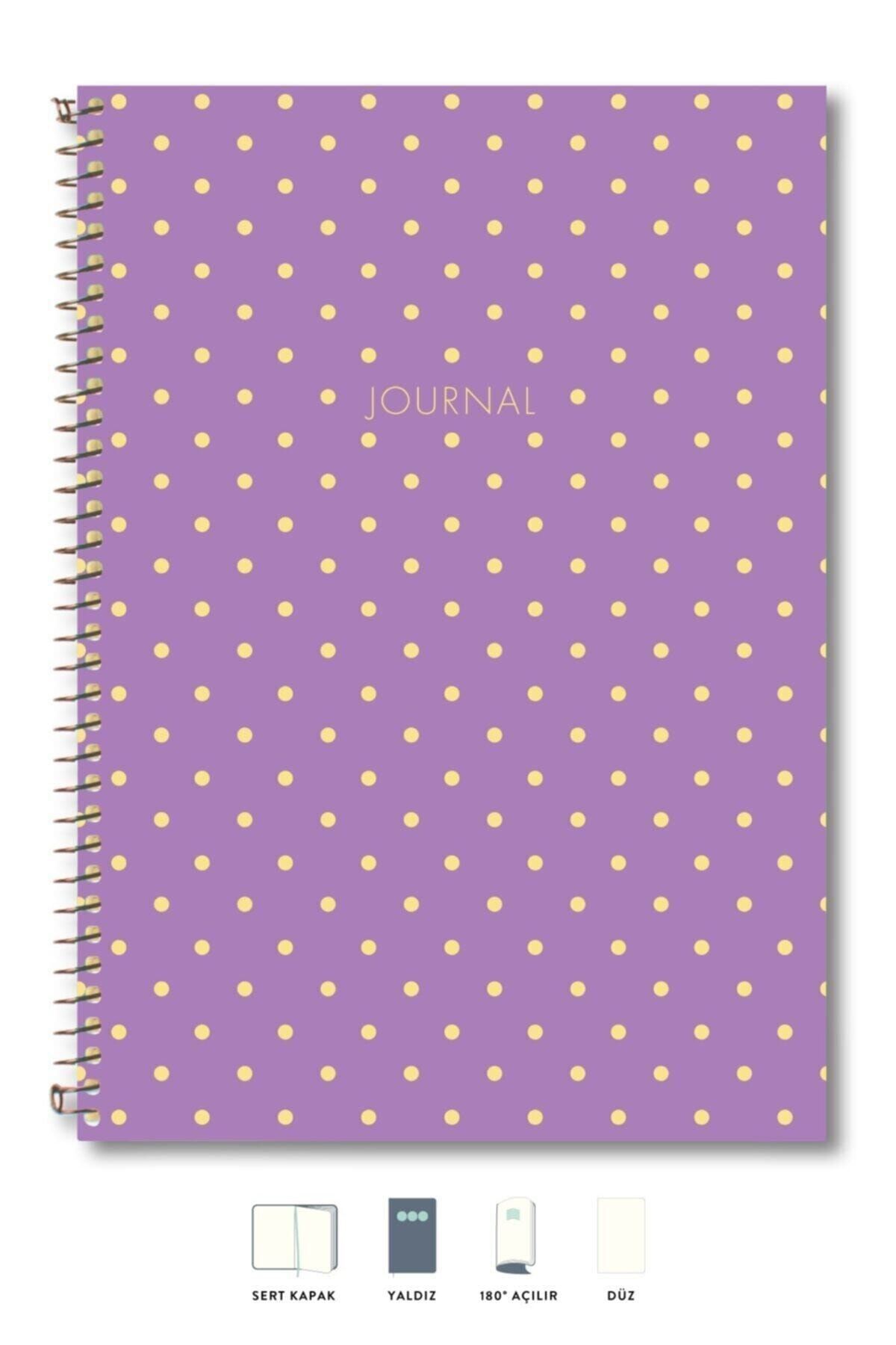 Le Color Sert Kapak Spiralli Düz Defter 17x24 Shıne