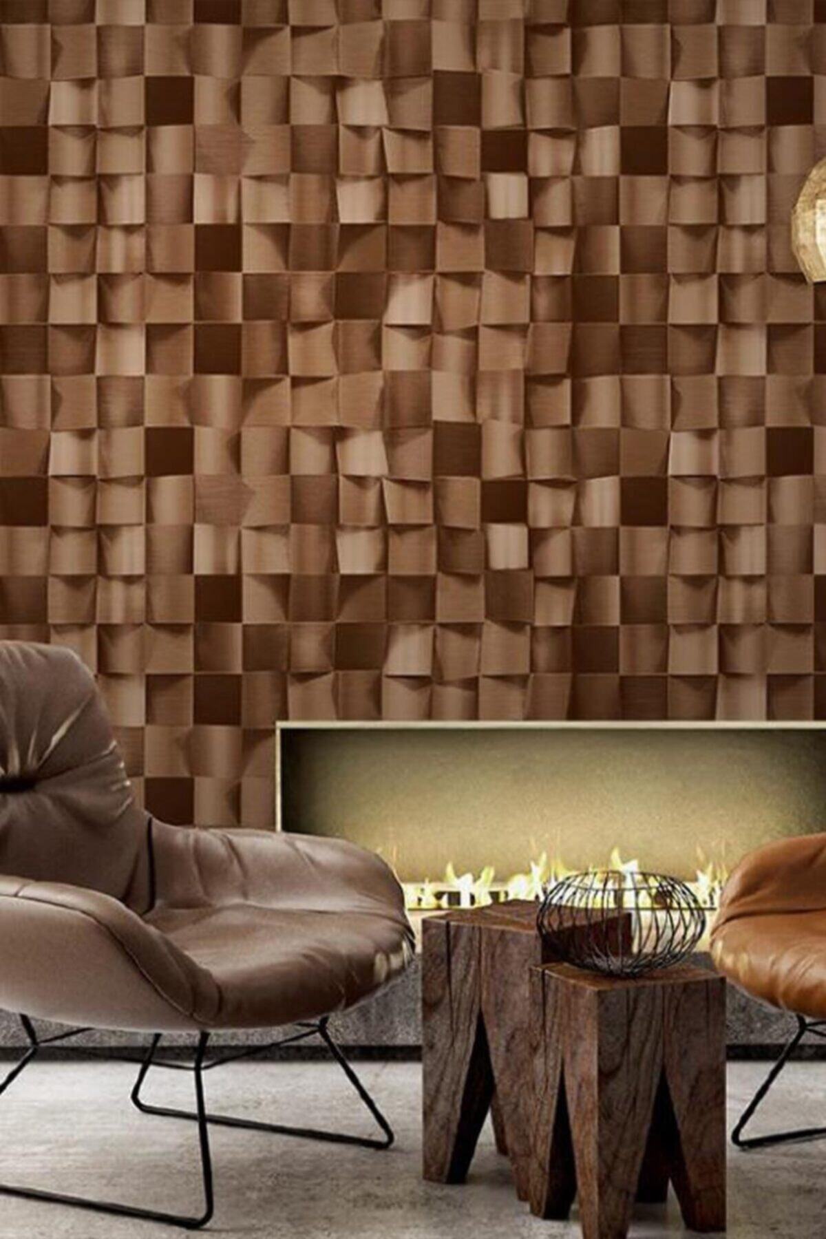 Adawall Anka 1615-3 3 Boyutlu Ahşap Görünümlü Duvar Kağıdı 16,50 M²