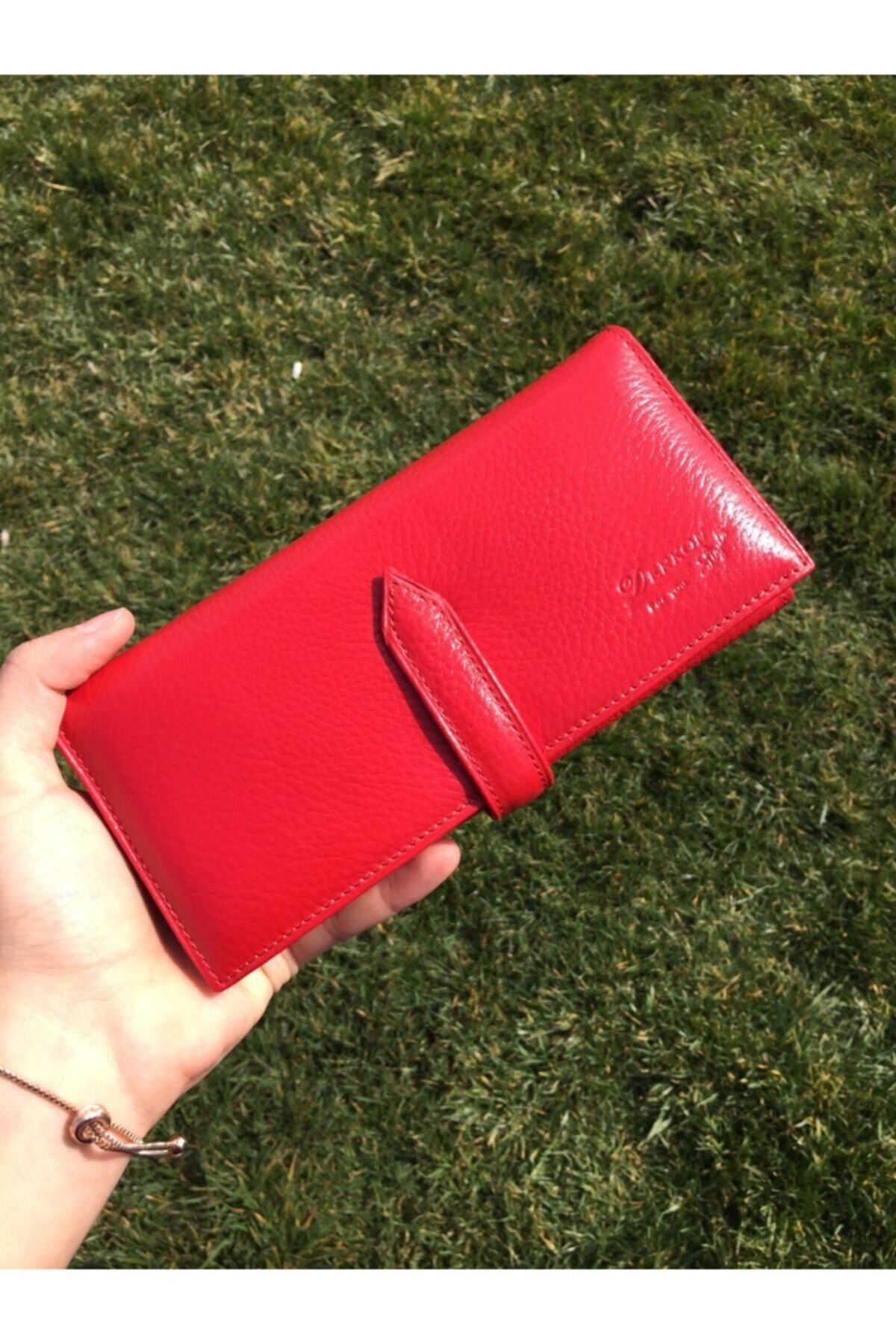 DERKON Hakiki Deri Kibar Kadın Cüzdan