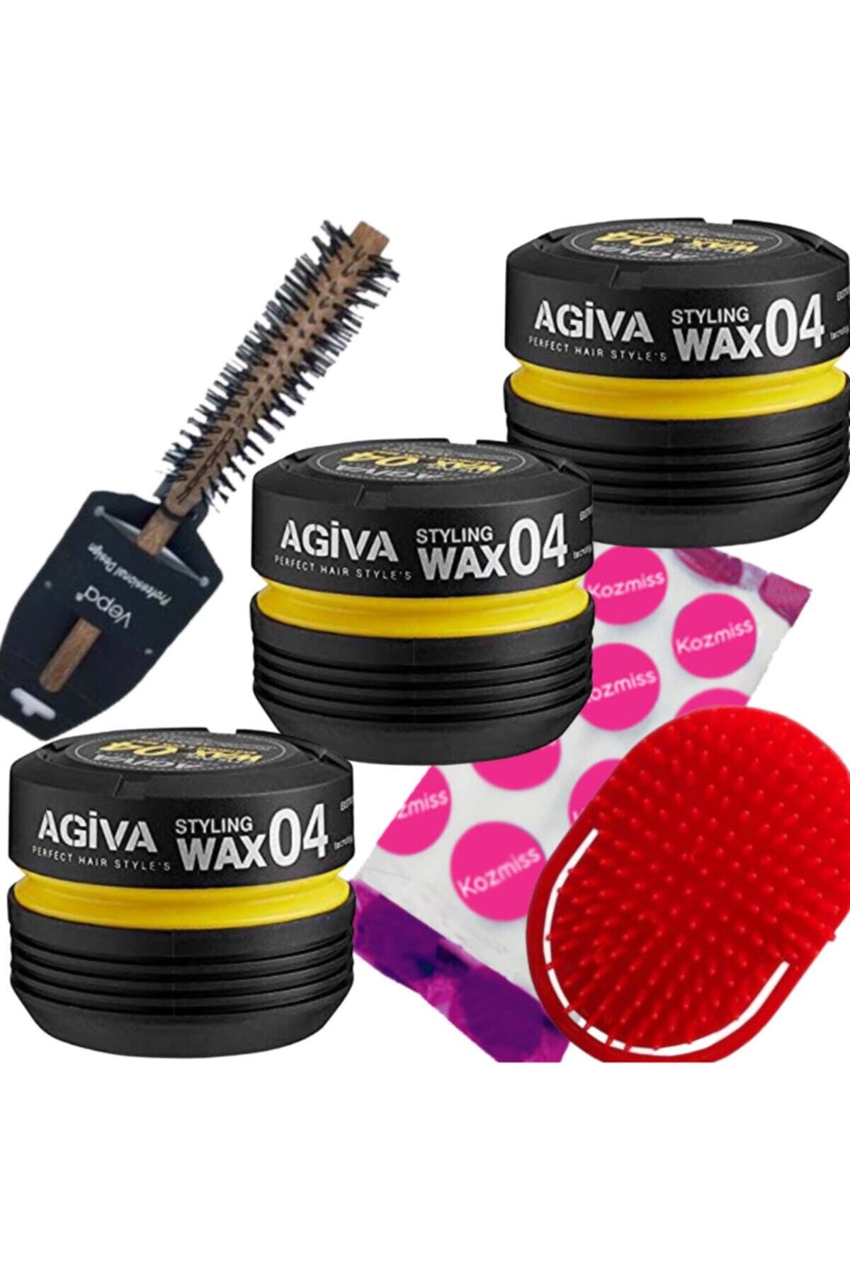 Kozmiss Agiva Wax 04 Çok Sert 175 Ml 6'lı Set