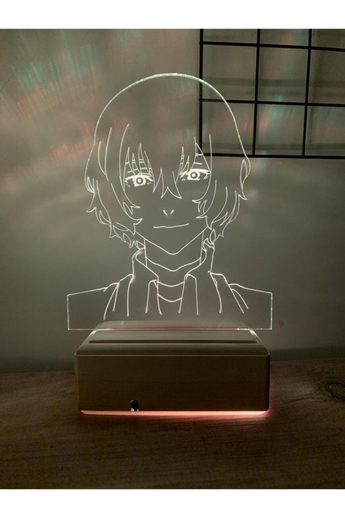 Modiwa Design Dazai Osamu 16 Renk Gece Lambası