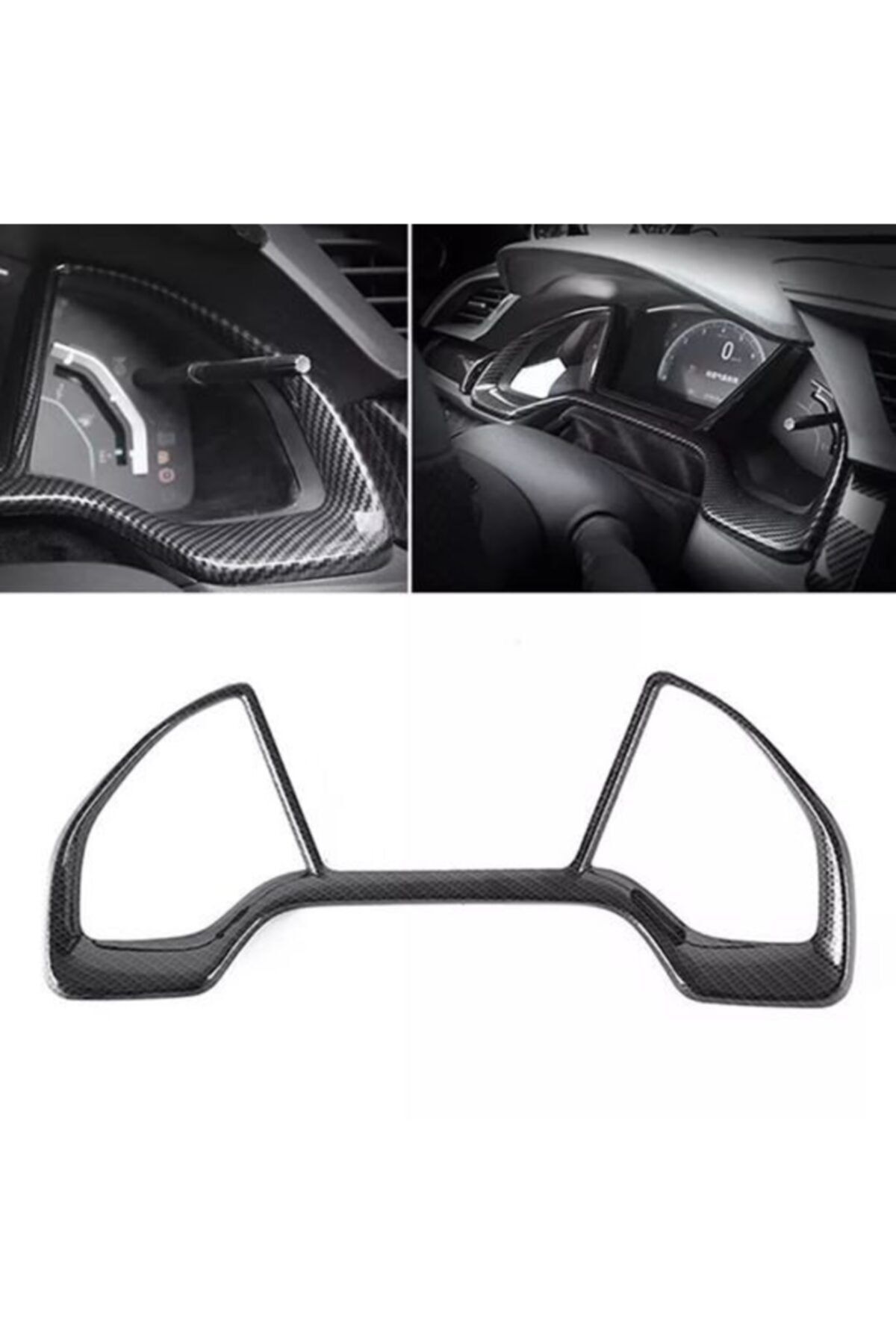 Honda Civic Gösterge Kaplama Carbon