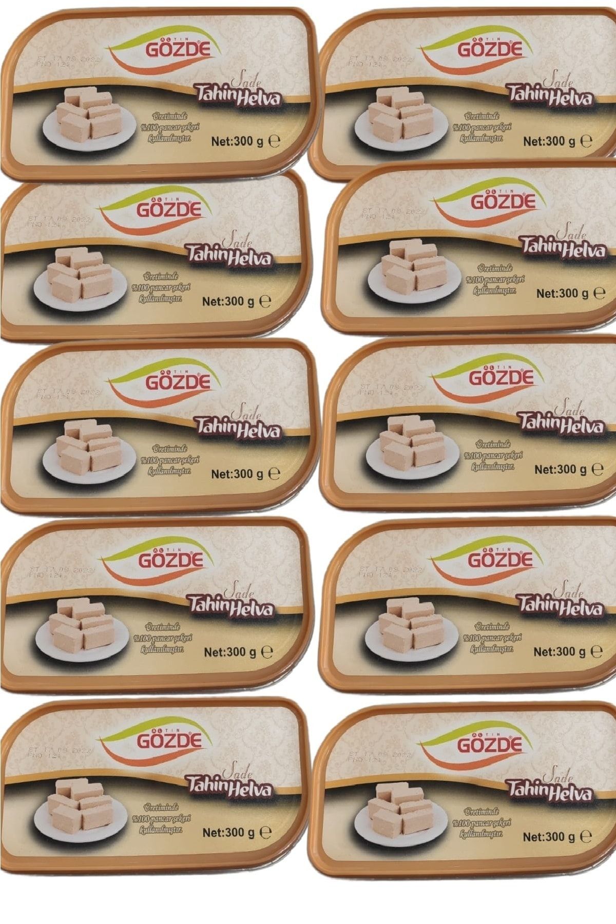 Gözde Helva Sade 300 Gr X 12 Adet