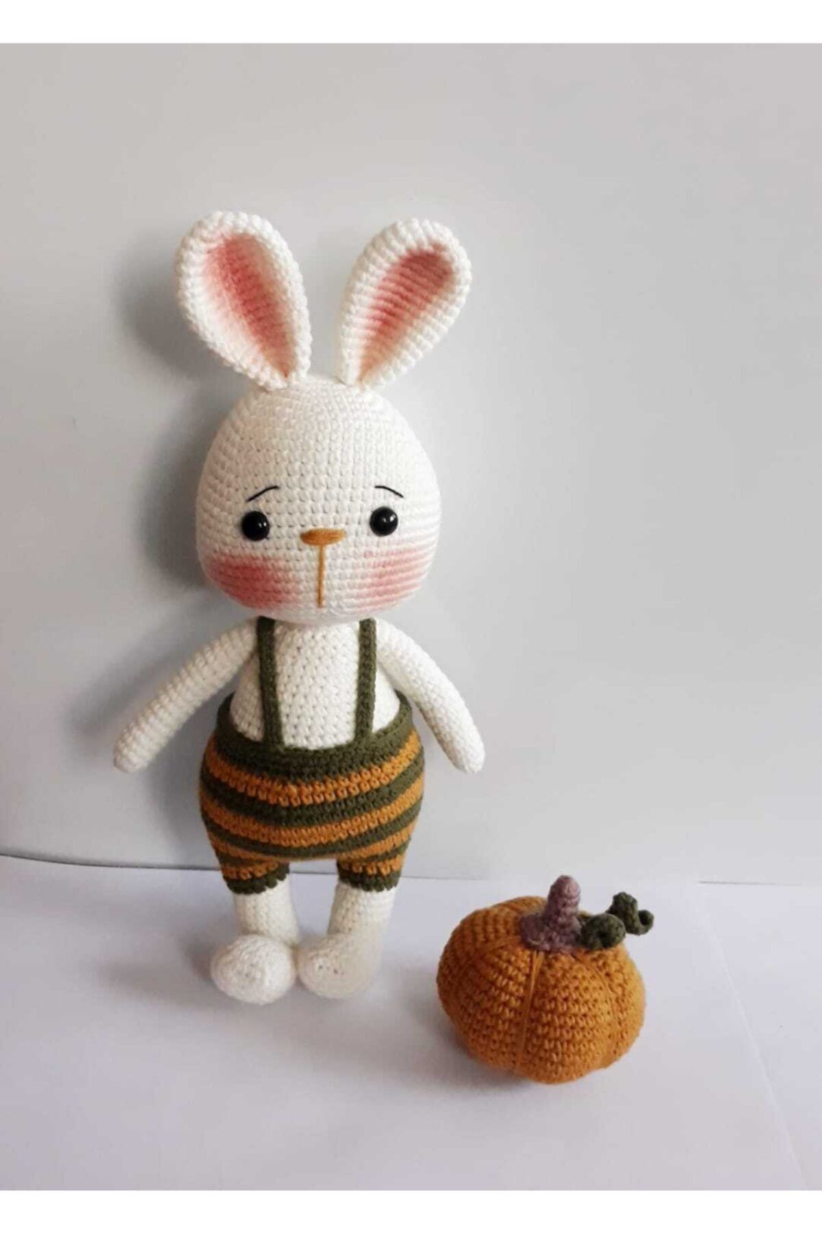 OYUNCAKPARK Bal Kabağı Ve Tavşan Sunny Amigurumi Organik Oyuncak