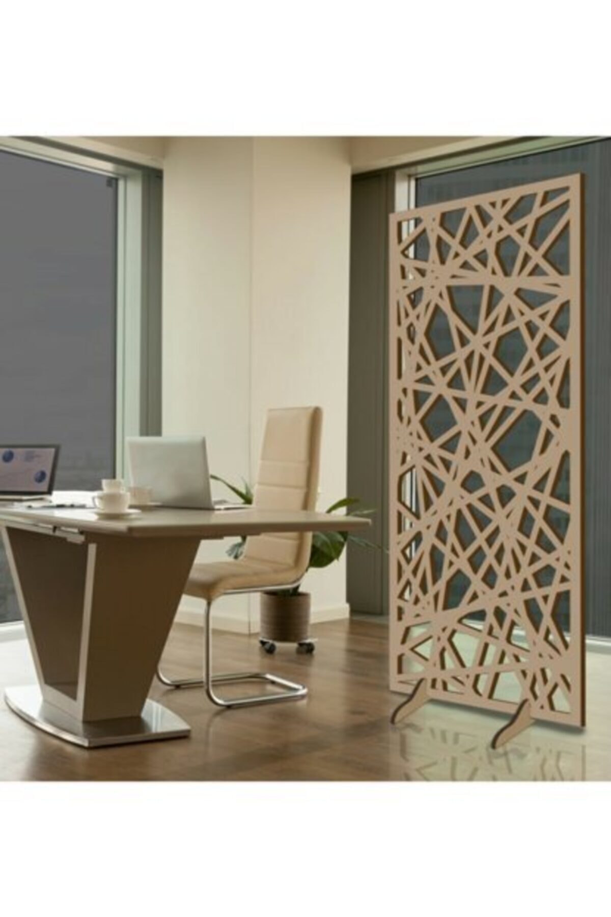 atolyemizmir Kahverengi Ahşap Seperatör