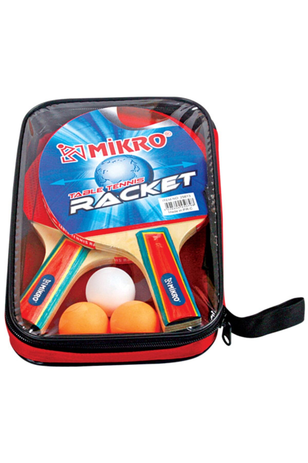 Mikro Masa Tenisi Raketi Çiftli Çantalı Mball 25613