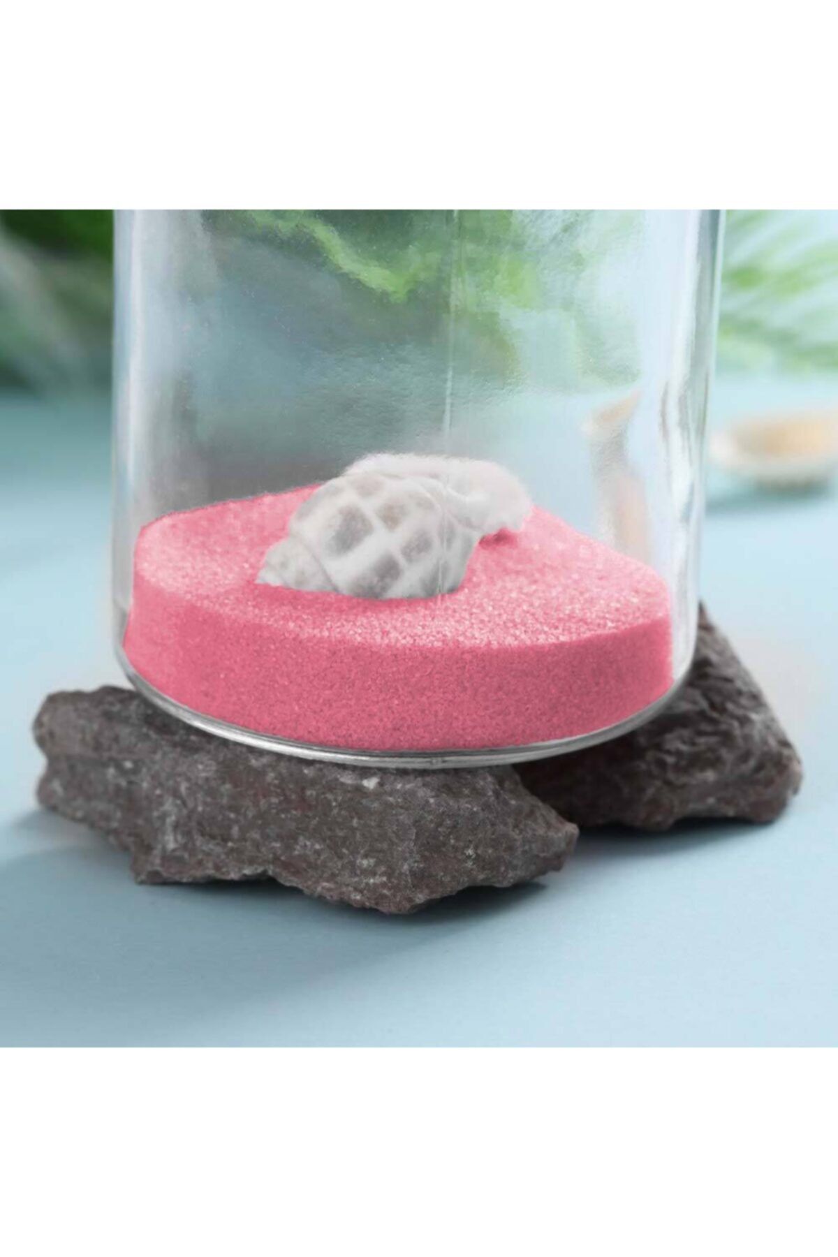 Aker Hediyelik Açık Pembe Akvaryum Deniz Plaj Teraryum Silis Kumu Hediyelik 1kg El Işi Süsleme Kumları