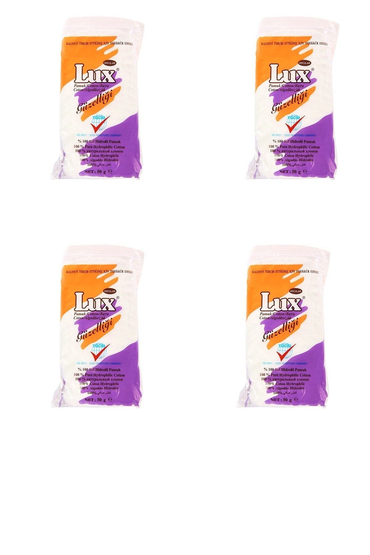 LUX 50 gr Pamuk 1*4 ( 4 Adet )