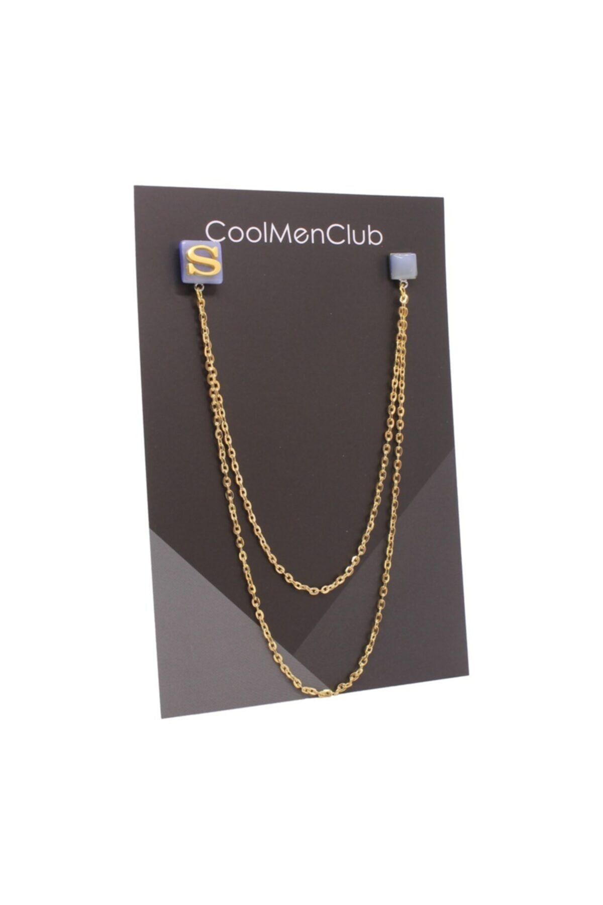 COOLMENCLUB Altın Harfli Yaka İğnesi