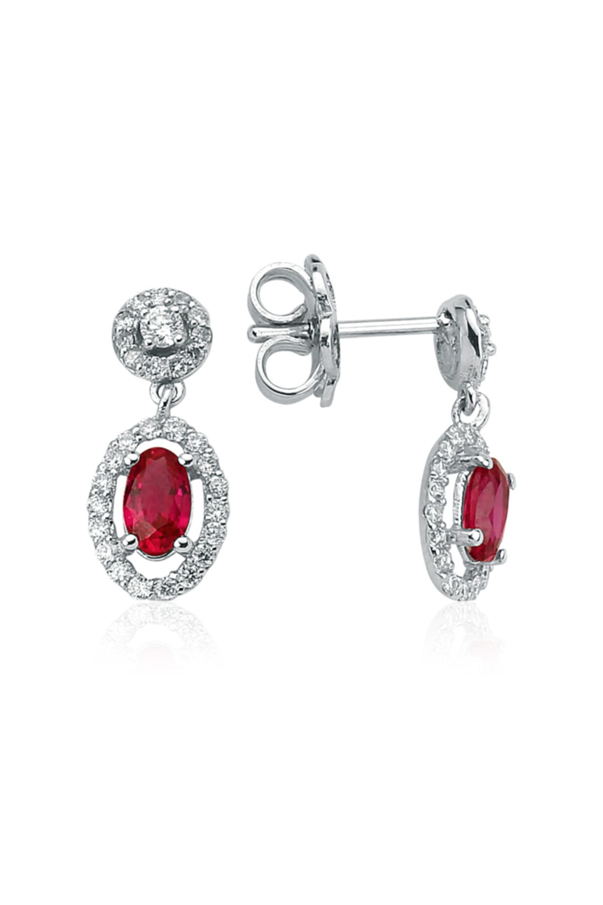 Barok Diamond Pırlanta Yakut Yüzük 0.36ct 18 Ayar