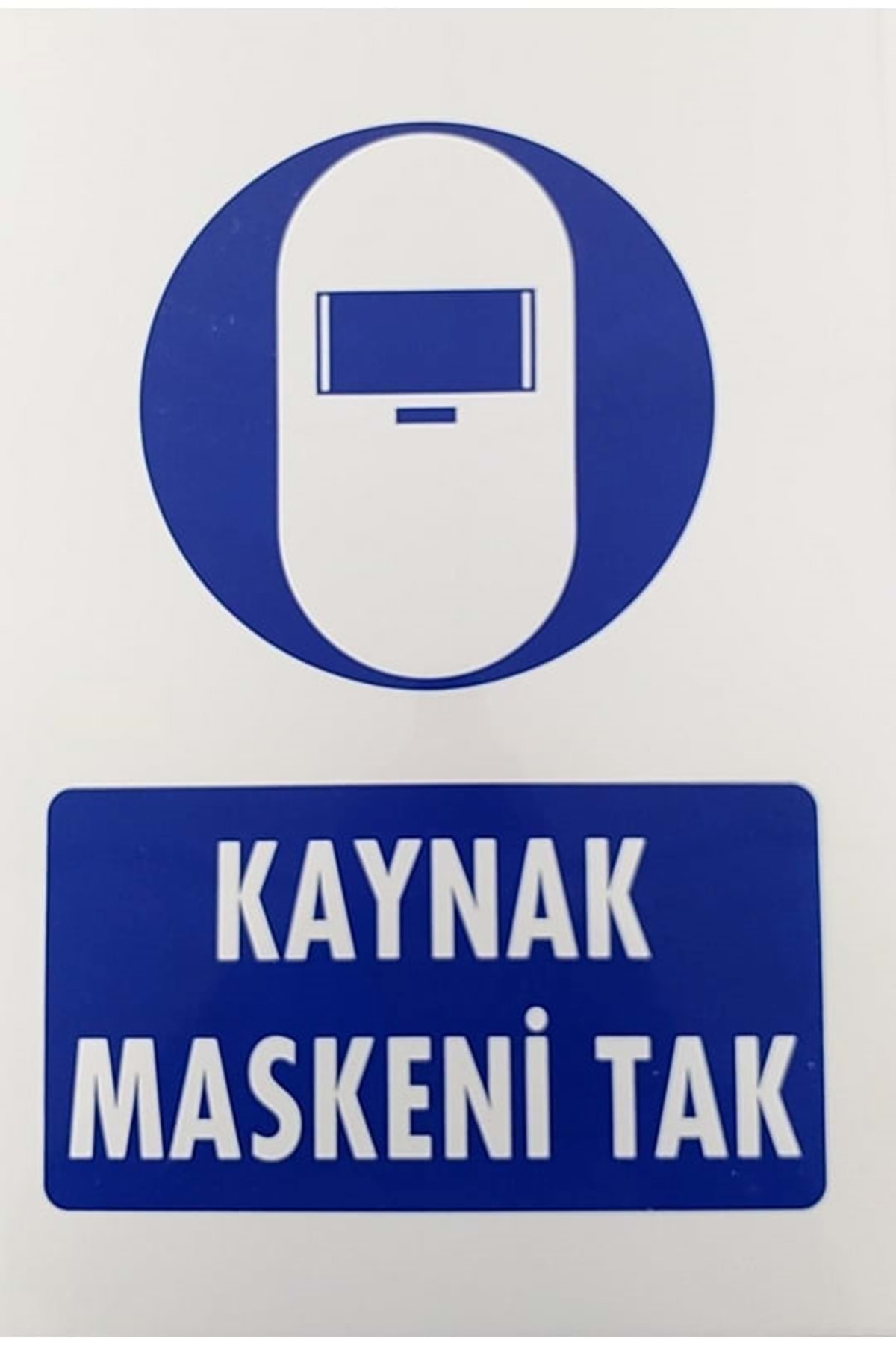 YAŞARYAPIMARKET 35/50 Ikaz Levhası 20 (kaynak Maskeni Tak)