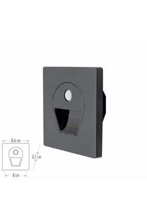 Sensörlü Koridor Aydınlatma 1w Ct-5170 Siyah 6400 K (beyaz Işık) Image 0