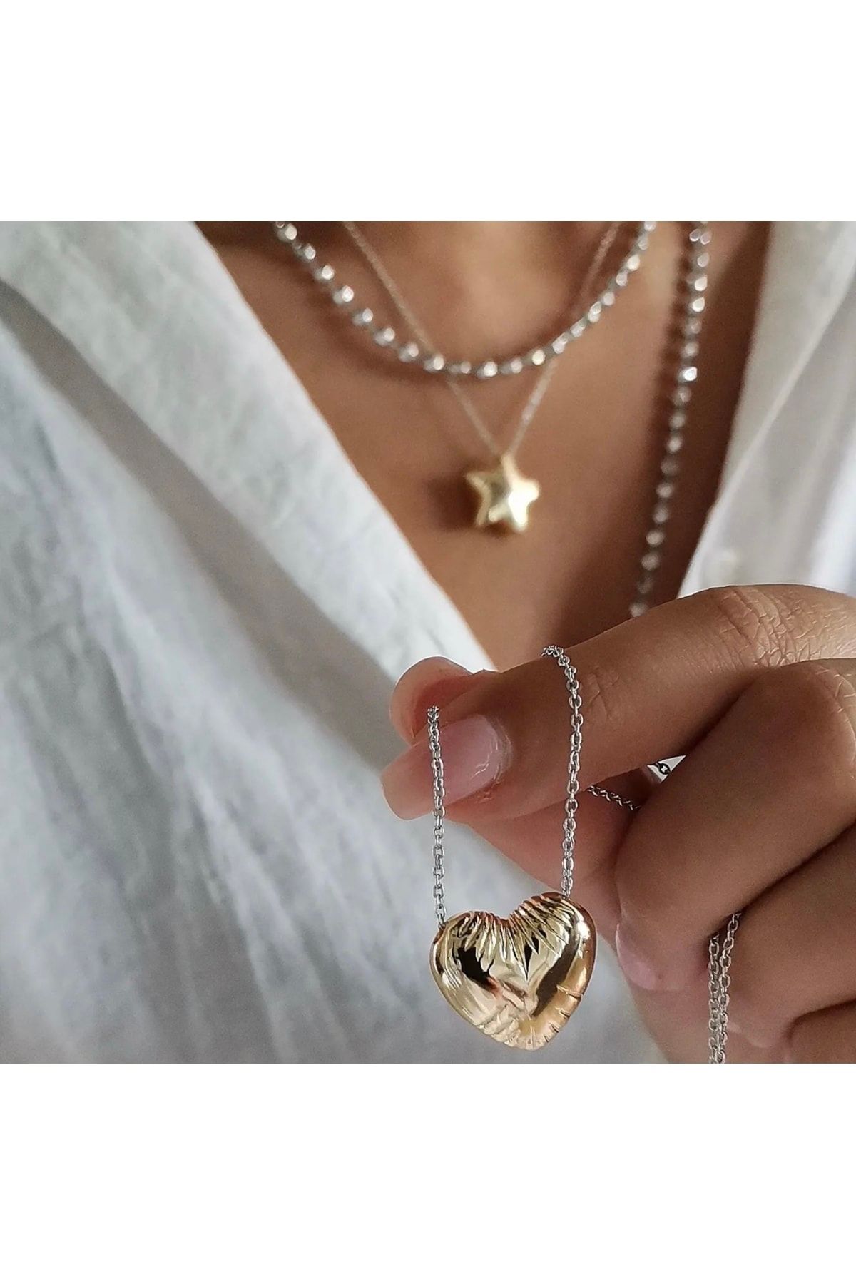 Accessorize heart 2025 necklace
