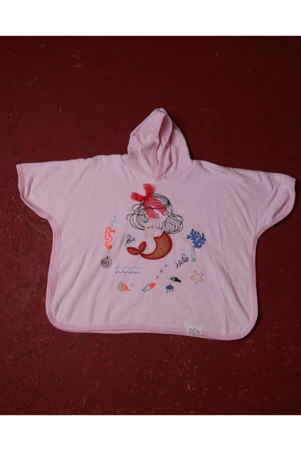 Nezia Arts Kız Bebek Pembe Panço Havlu