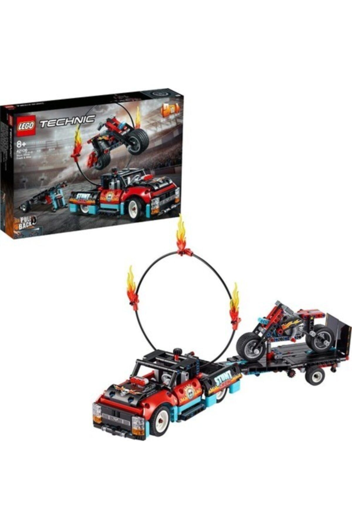 LEGO ® Technic 42106 Gösteri Kamyoneti Ve Motosikleti