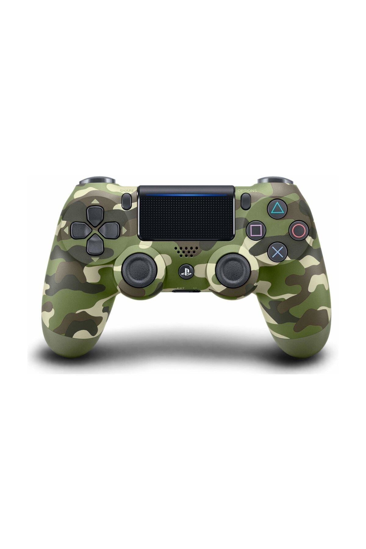Sony PS4 Dualshock Kablosuz Kumanda Green Camo - Yeşil Kamuflaj V2 (Eurasia Garantili)