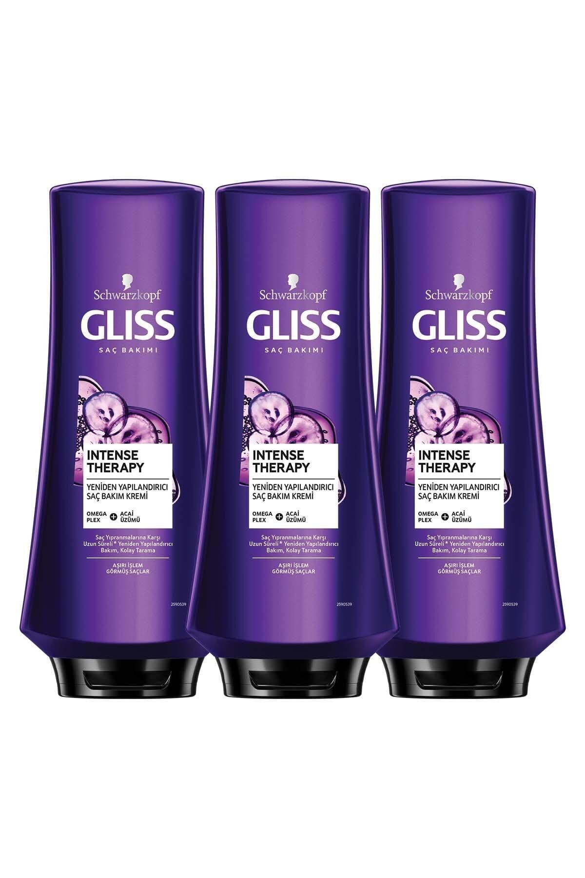 Gliss 360ml Intense Therapy Saç Kremi * 3 Adet