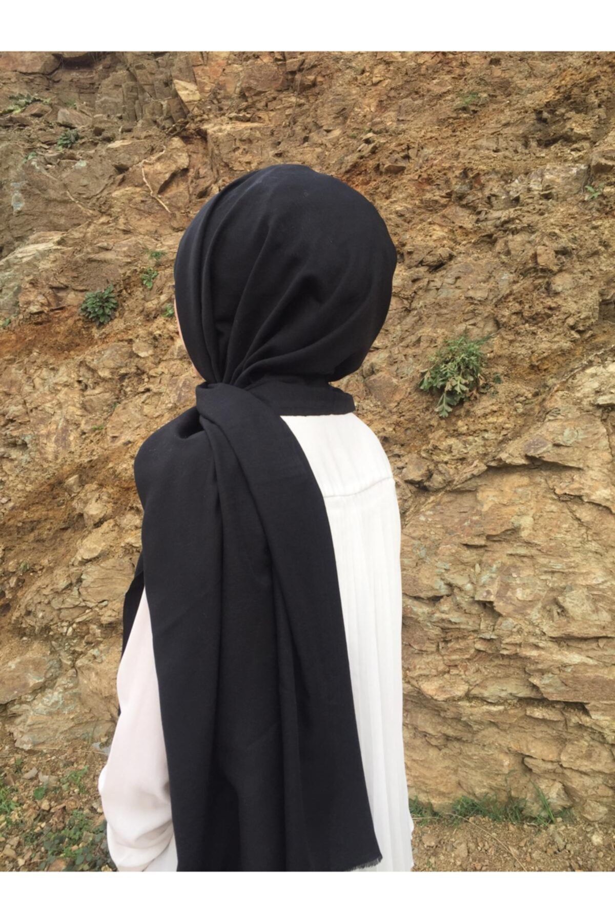 PEMİRA Kadın  Siyah Flamlı Şal